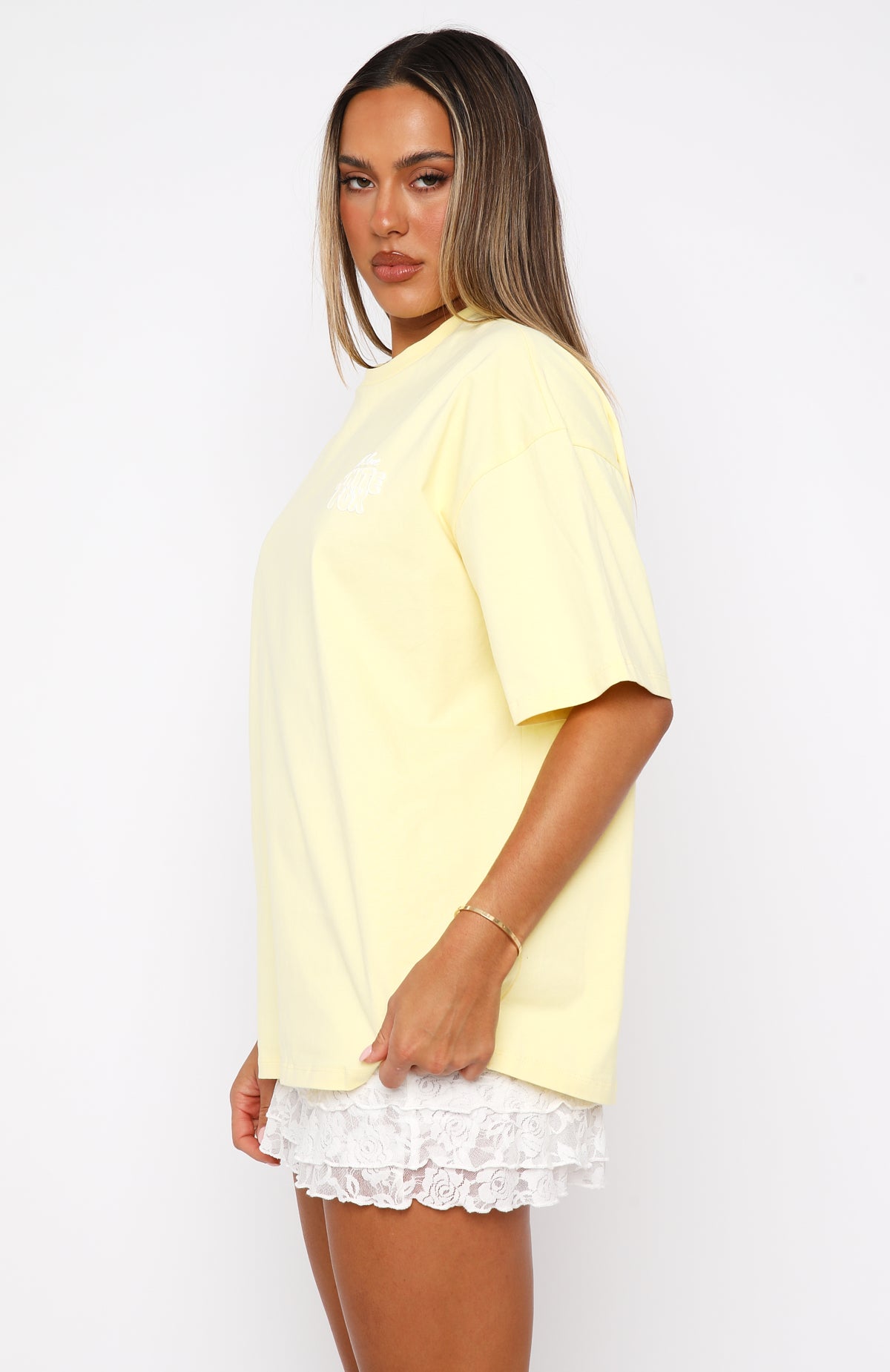 Ultimate Comfort: With Love Always Oversized Tee in Lemon