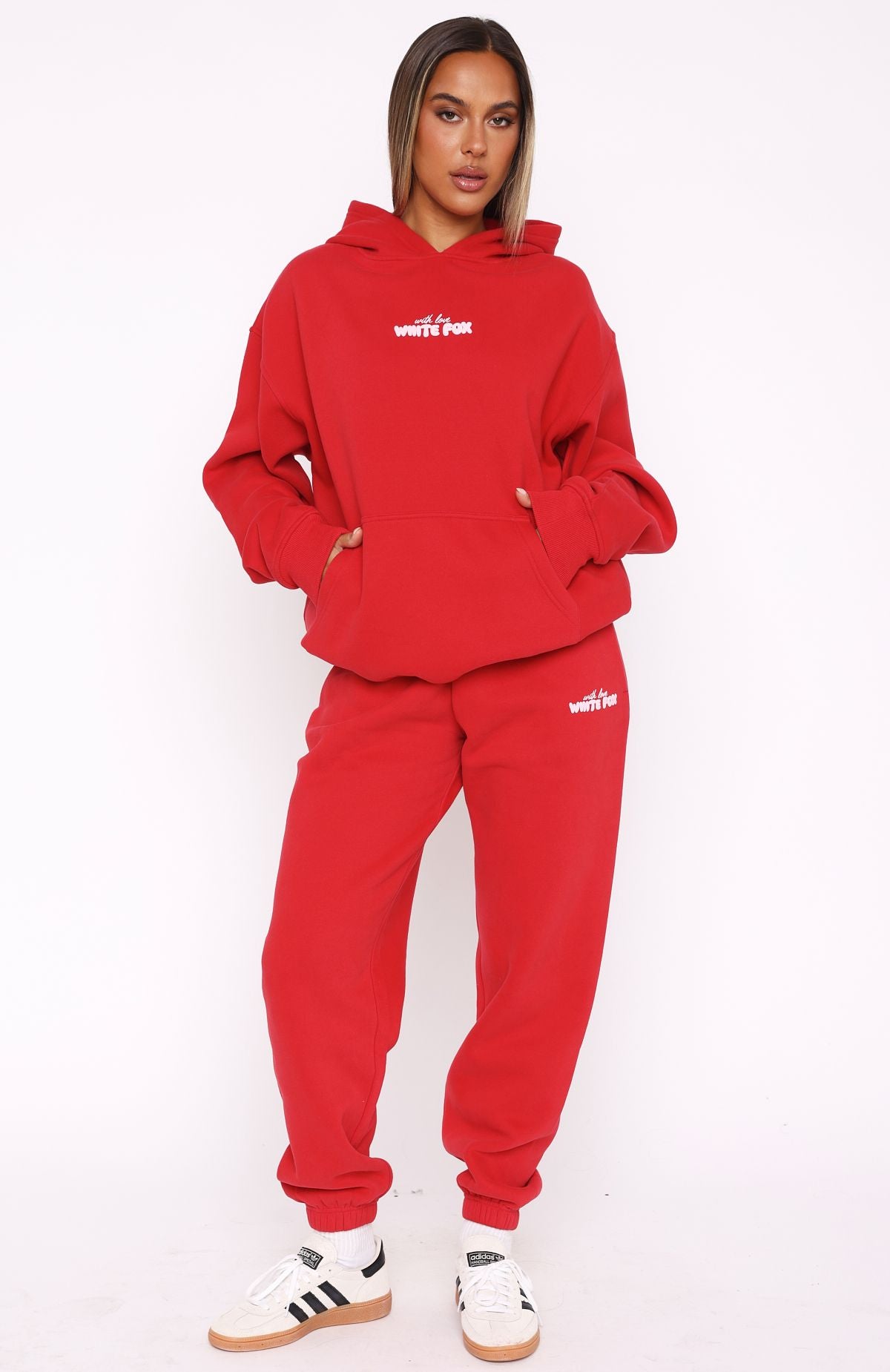 Premium With Love In The Moment Sweatpants - Ultimate Comfort in Red