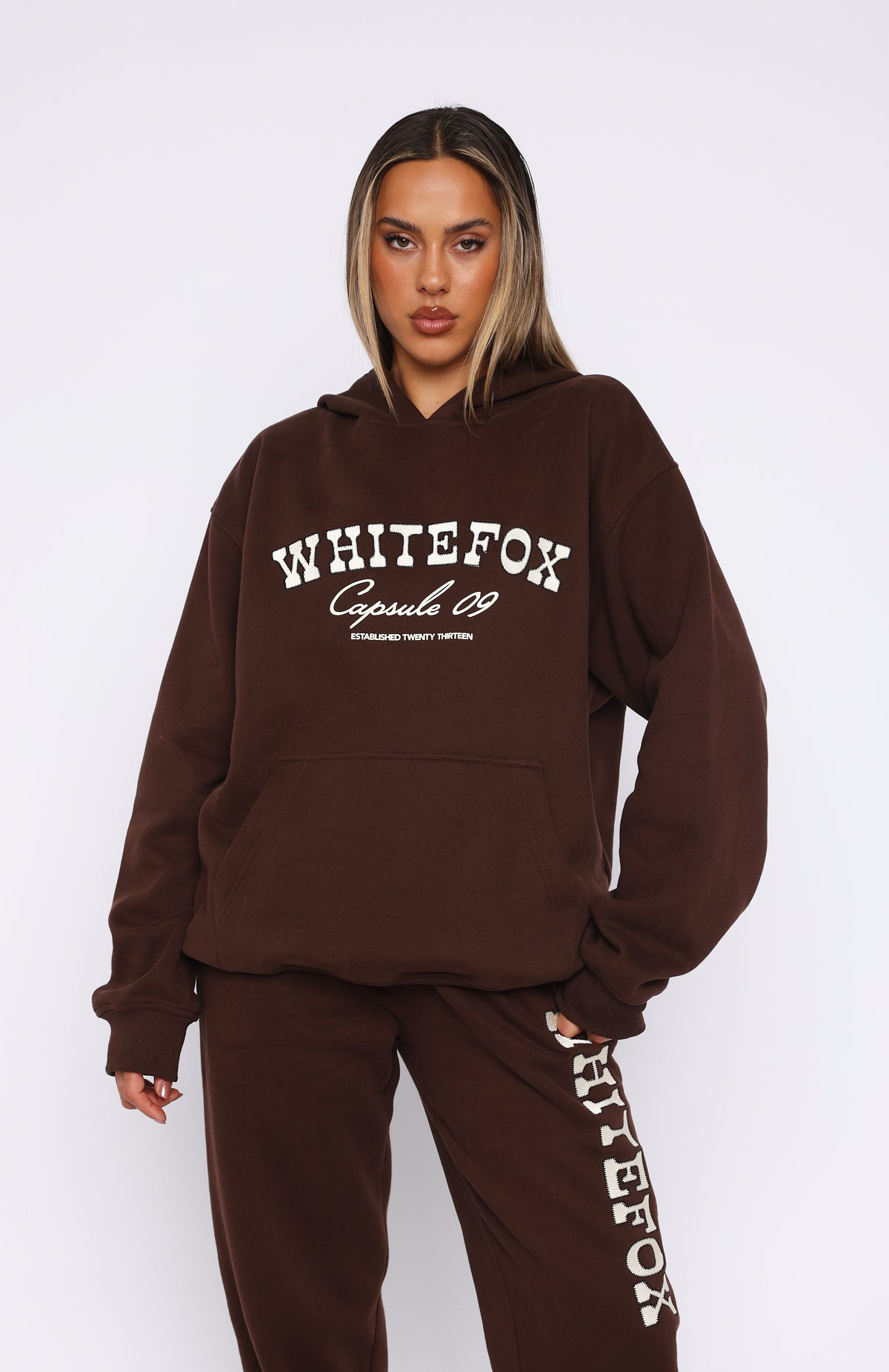 Ultimate Capsule 9 Catch A Vibe Oversized Hoodie - Espresso