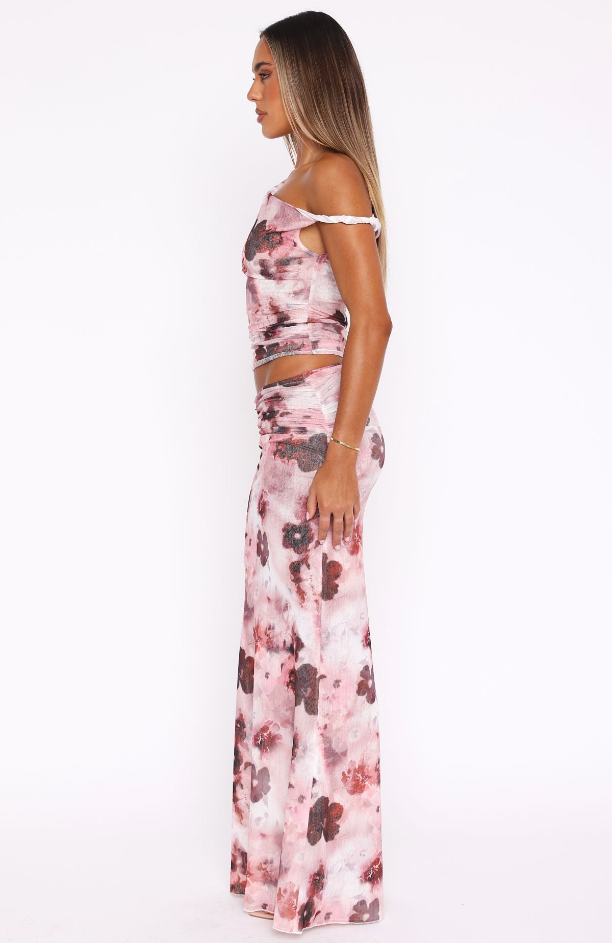 Premium Tawny Bloom Maxi Skirt - Ultimate Comfort & Style