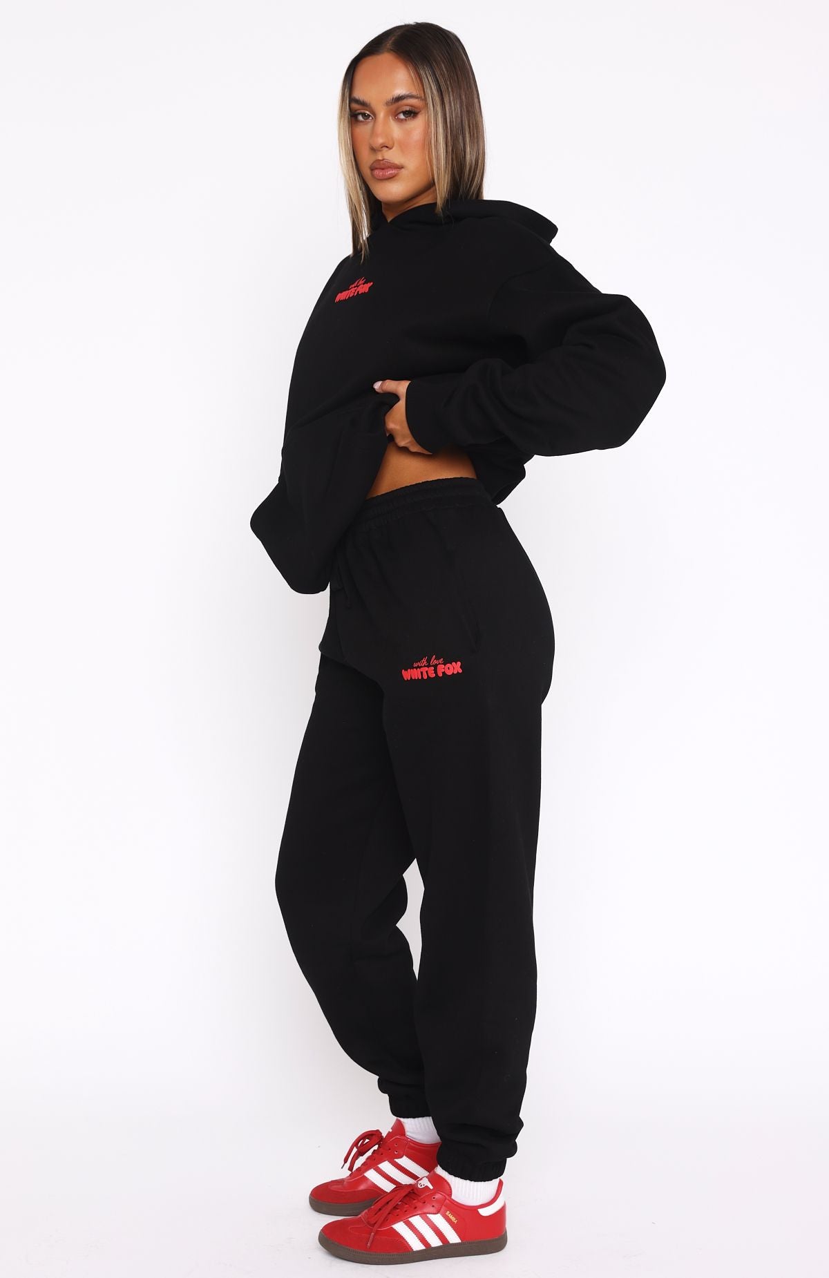 Premium Ultimate Comfort With Love In The Moment Sweatpants - Black