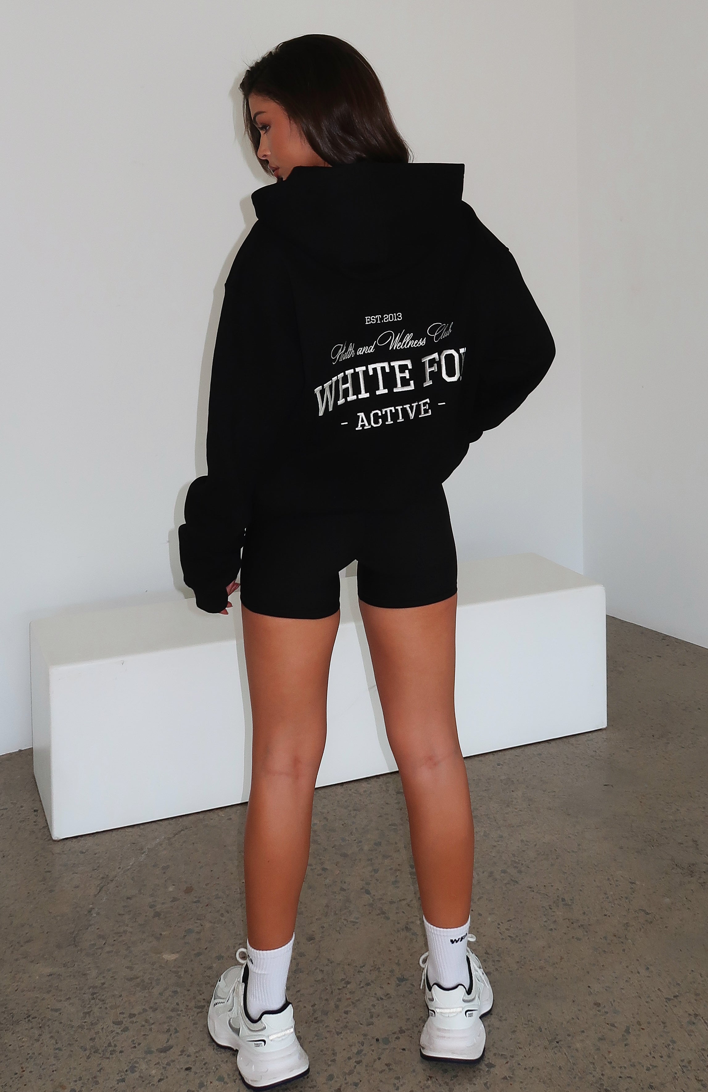 Premium Oversized Hoodie - Black | Ultimate Comfort by White Fox Active