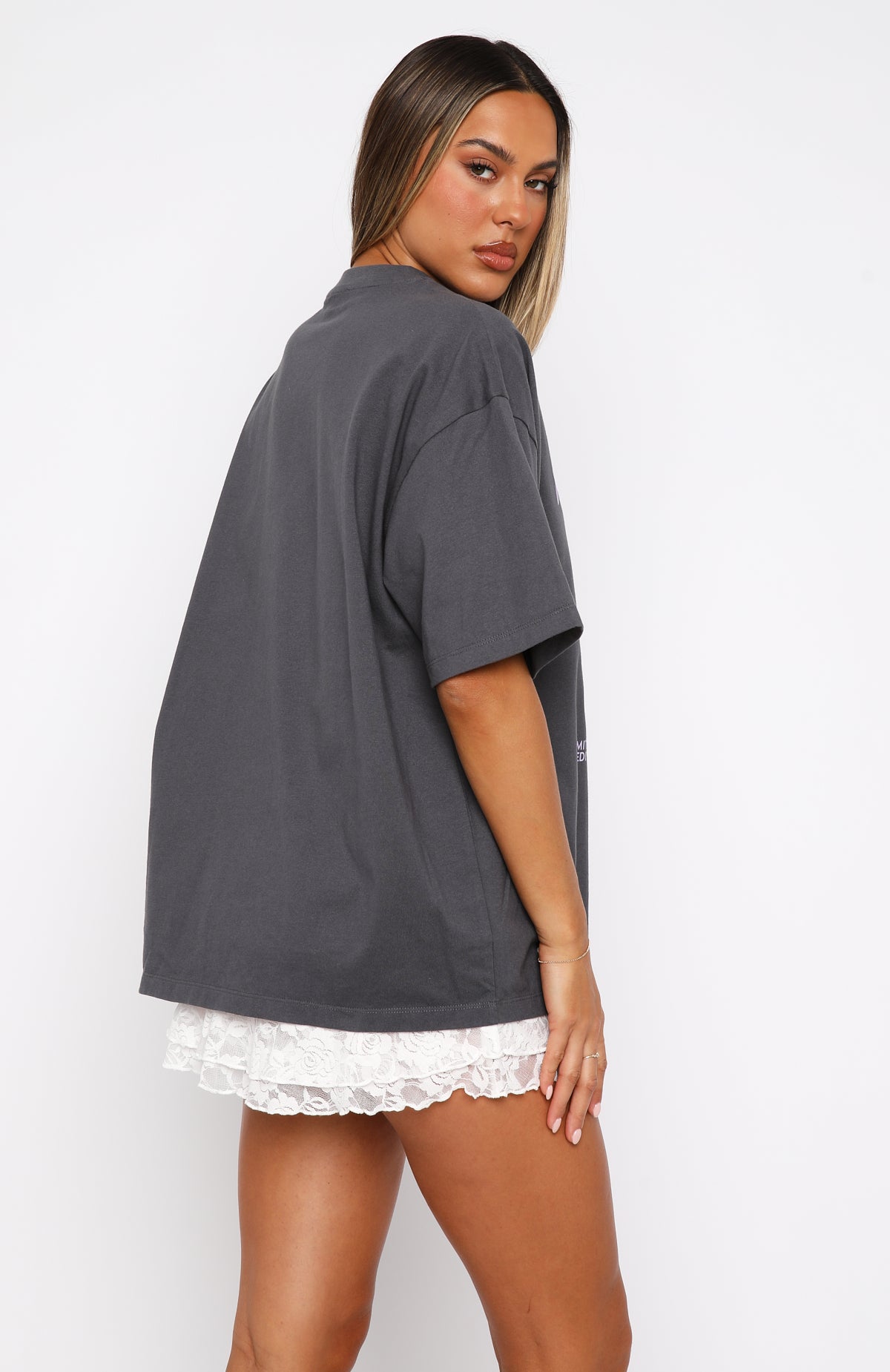 Ultimate Comfort: With Love Forever Oversized Tee Volcanic