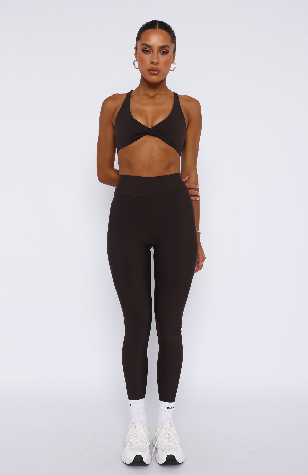 Premium Go Getter High Waisted Leggings - Espresso