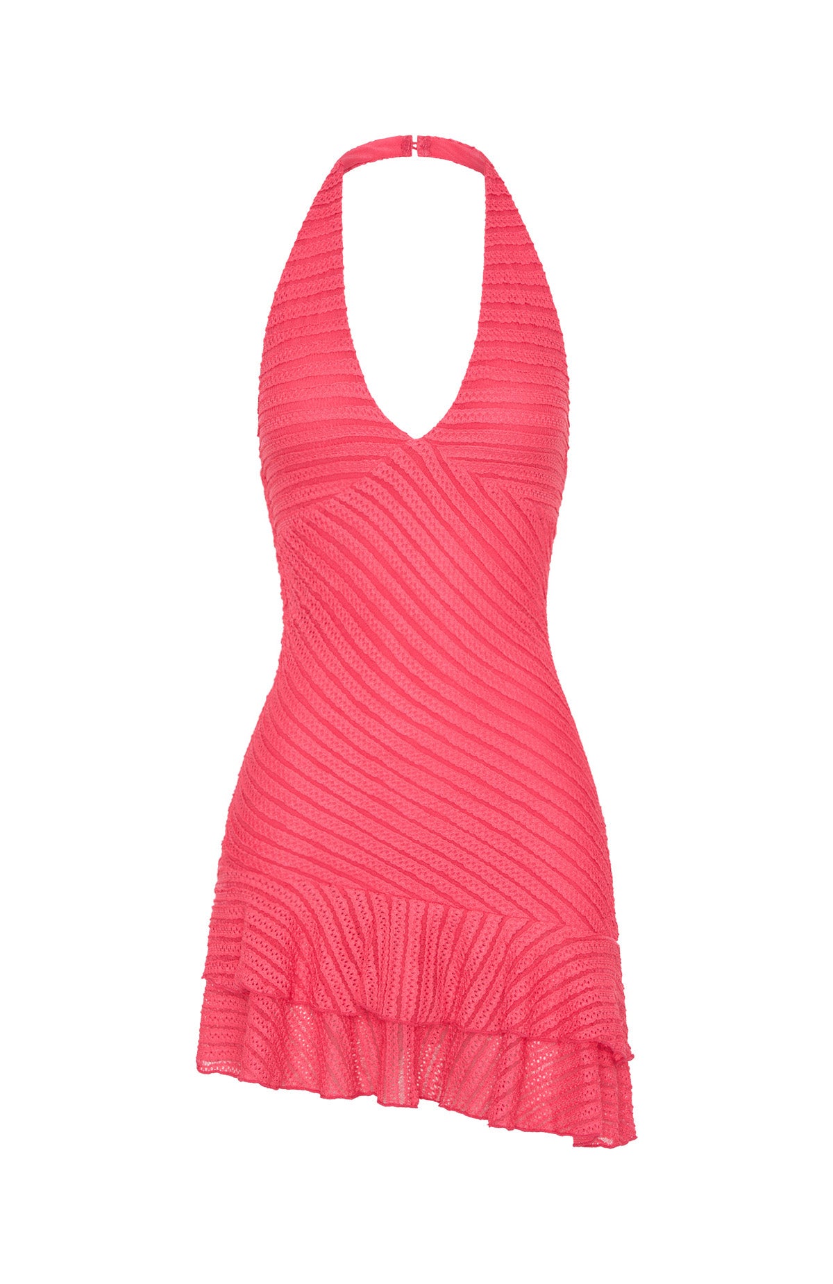 Ultimate Summer Essential: Hot Pink Halter Mini Dress