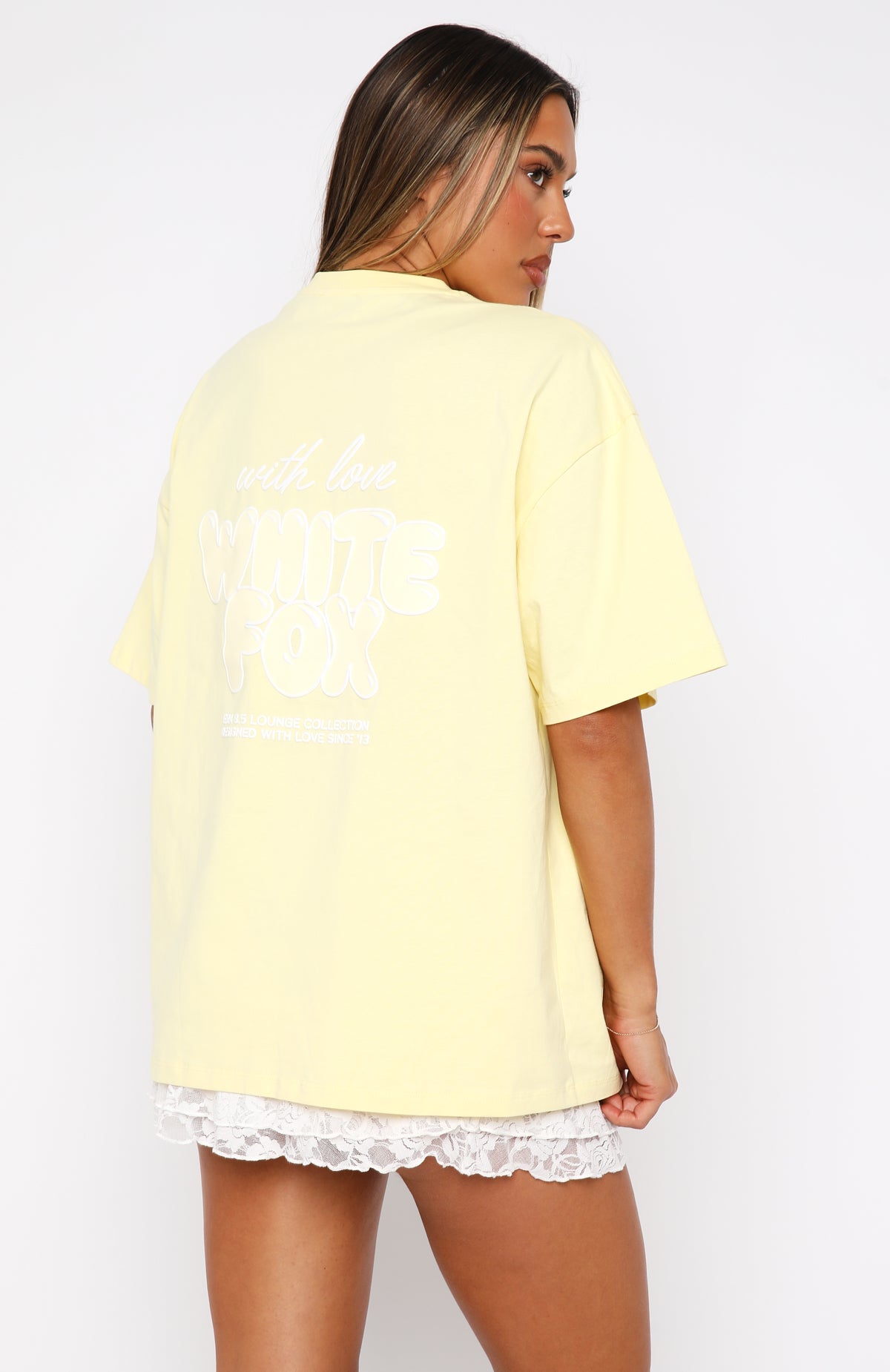 Ultimate Comfort: With Love Always Oversized Tee in Lemon