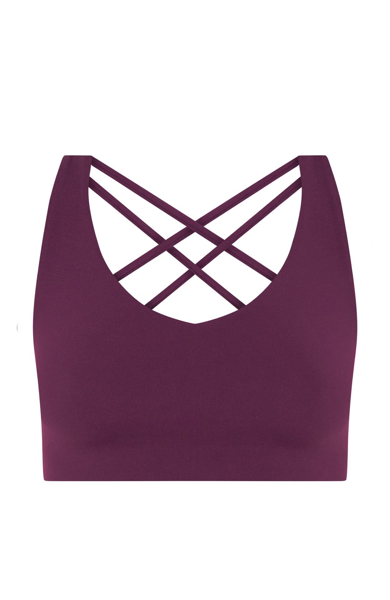 Ultimate Stamina High Support Sports Bra - Plum