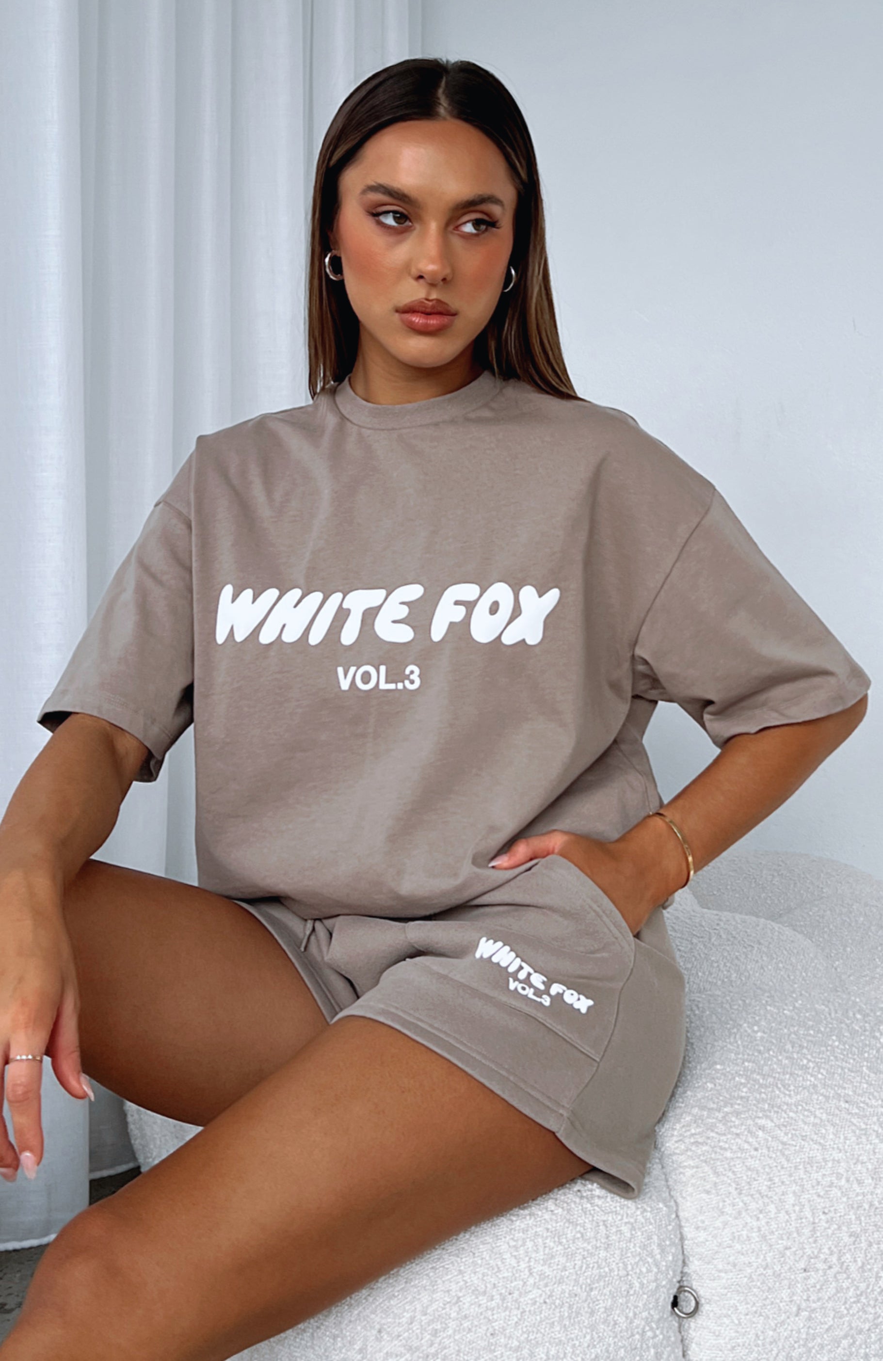 Premium Offstage Oversized Tee - Fawn