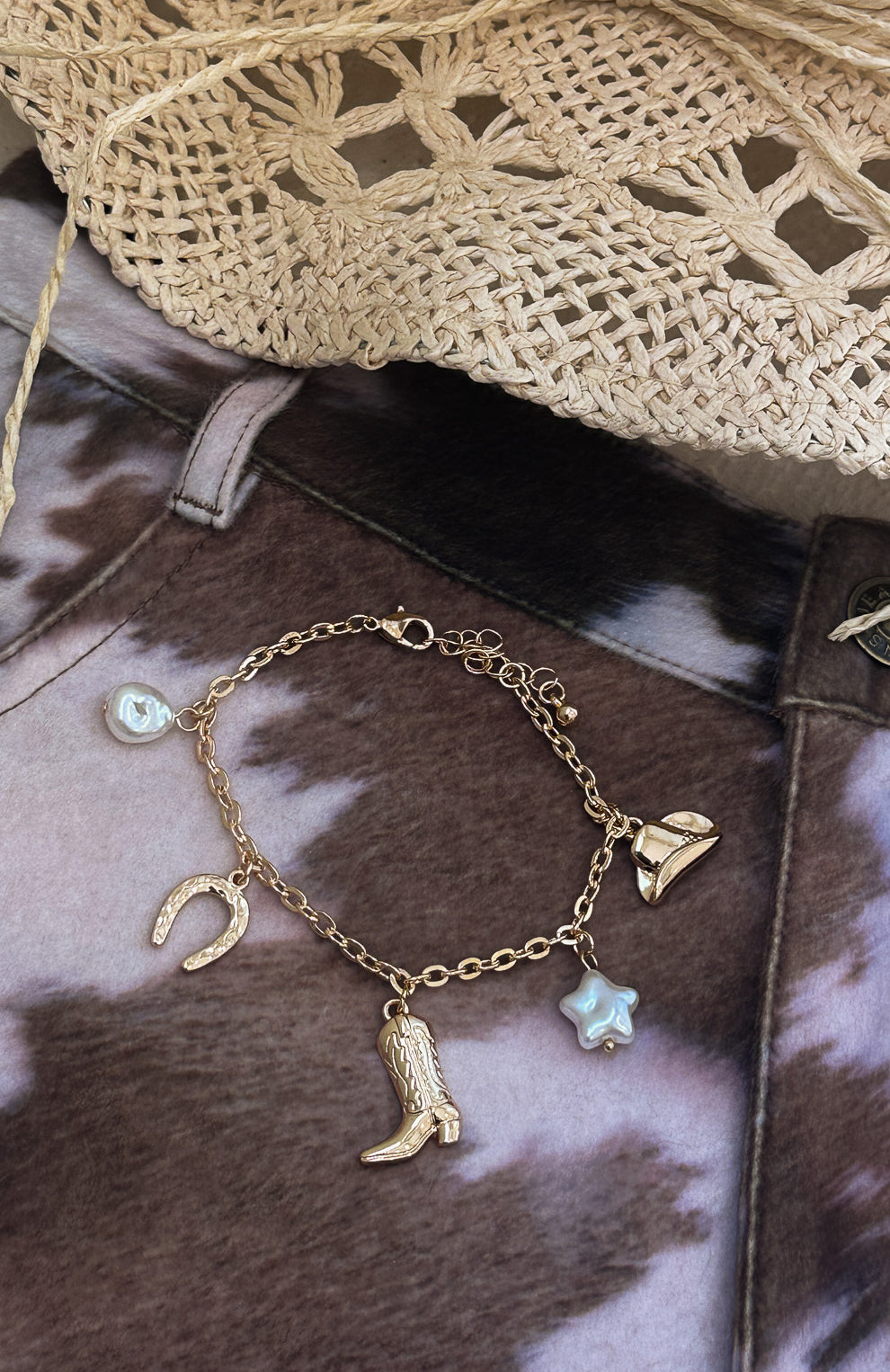 Ultimate Cowgirl Charm Bracelet in Gold – Not My First Rodeo