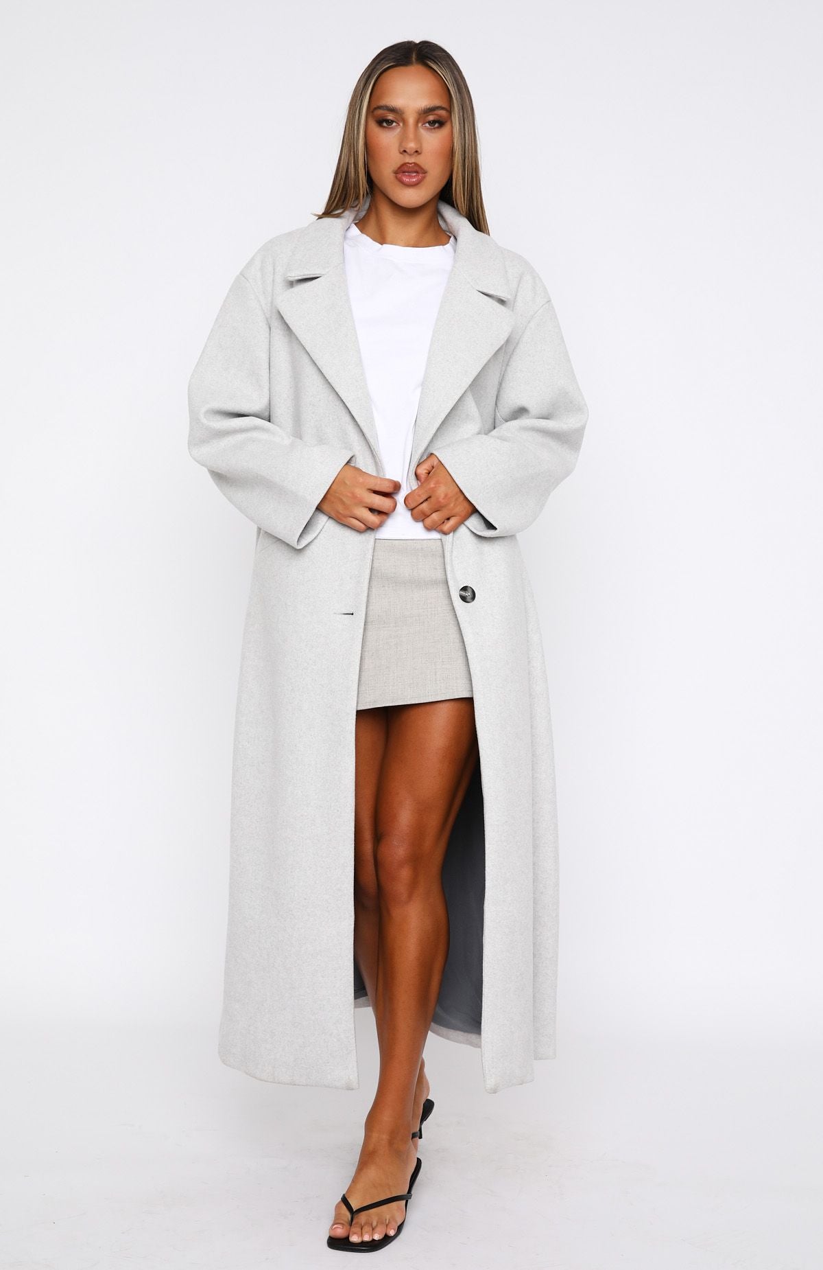 Premium Oversized Winter Coat - Grey