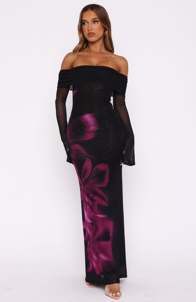 Premium Midnight Violet Maxi Dress - Ultimate Formal Wear