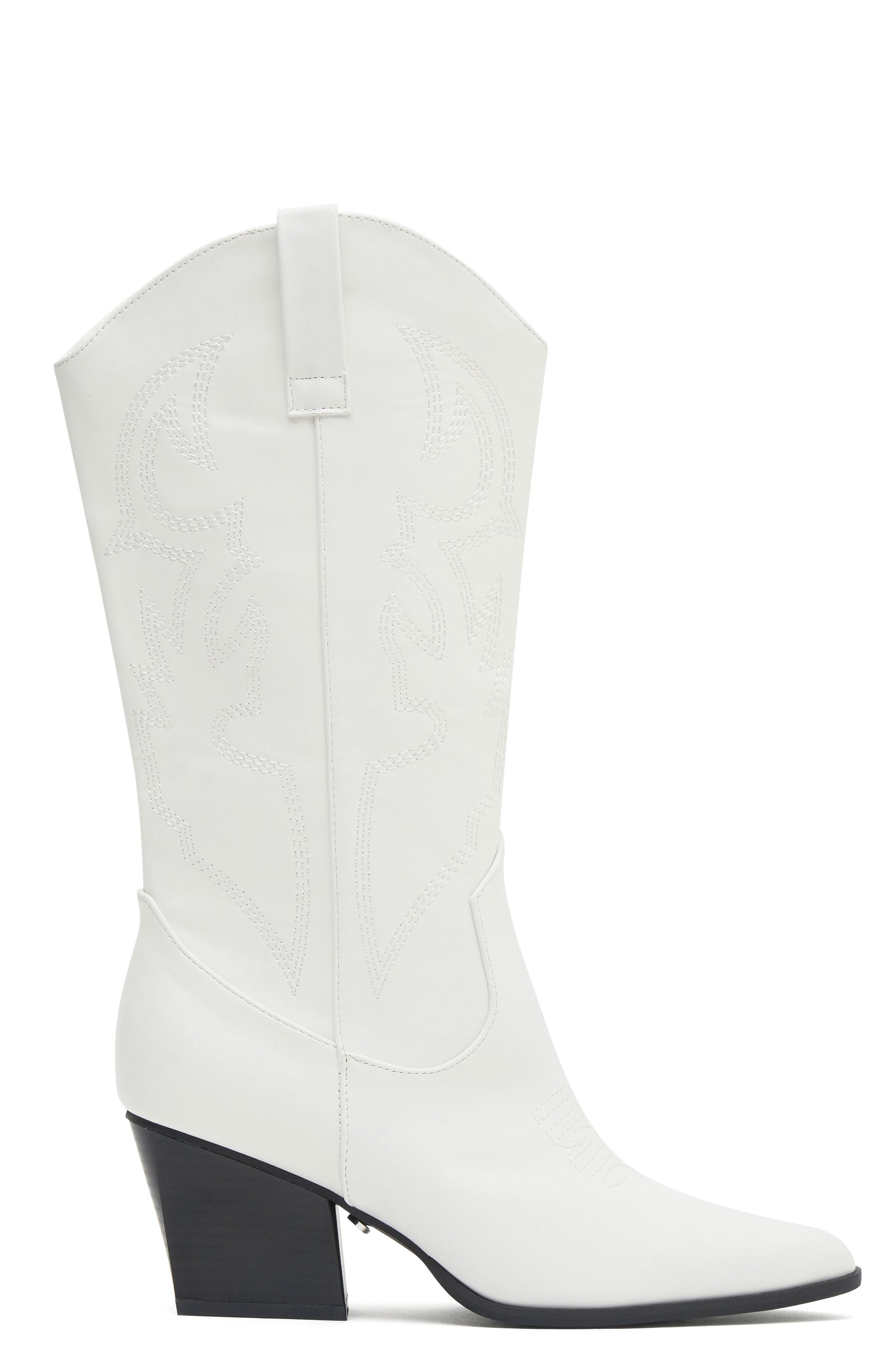 Premium Kacey White Cowboy Boots - Festival & Evening Essential