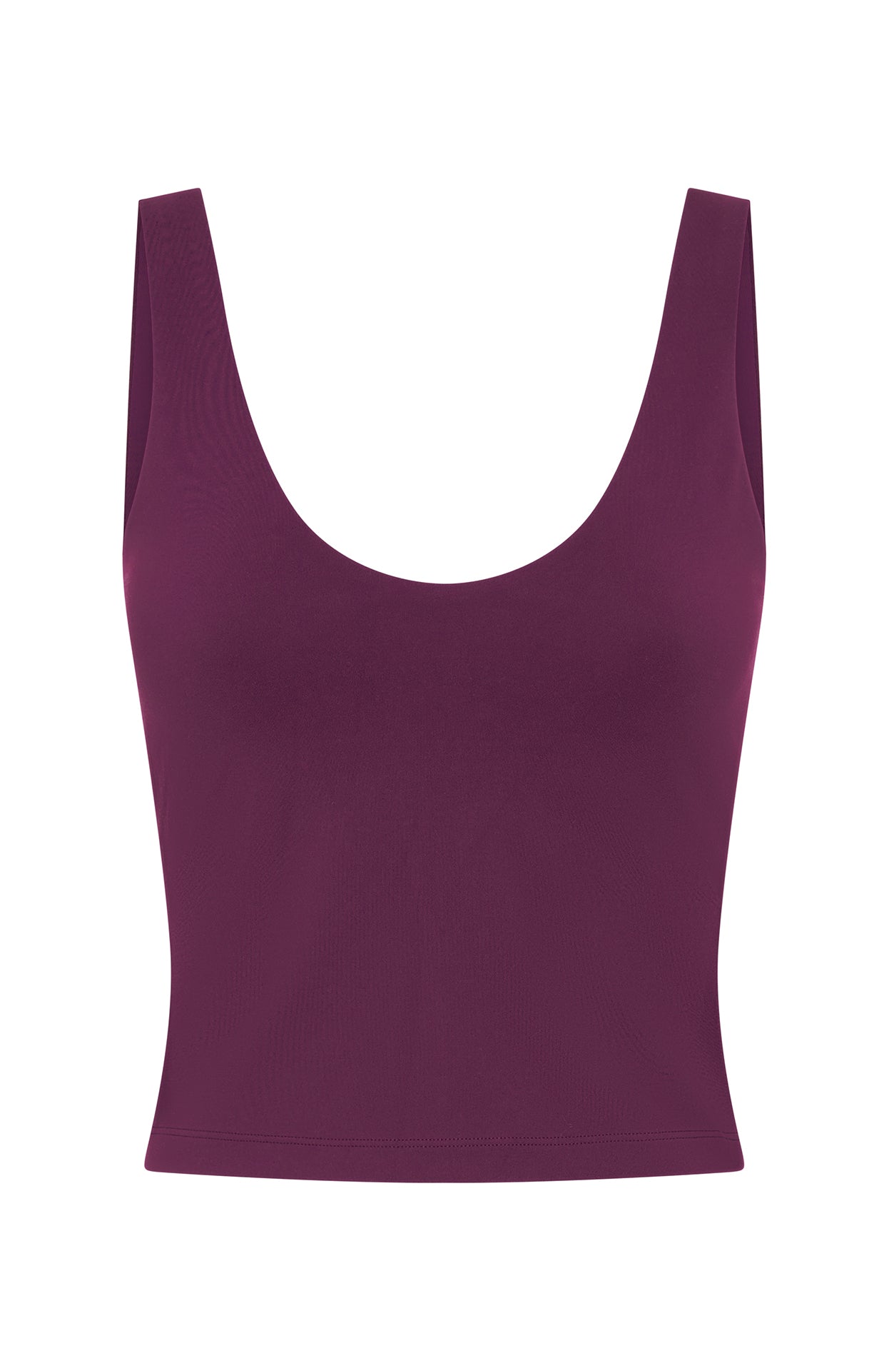 Ultimate Balance Sports Crop - Plum