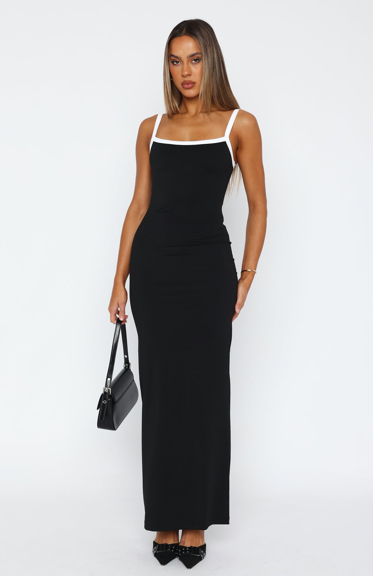 Ultimate Comfort Maxi Dress - Sleek Black