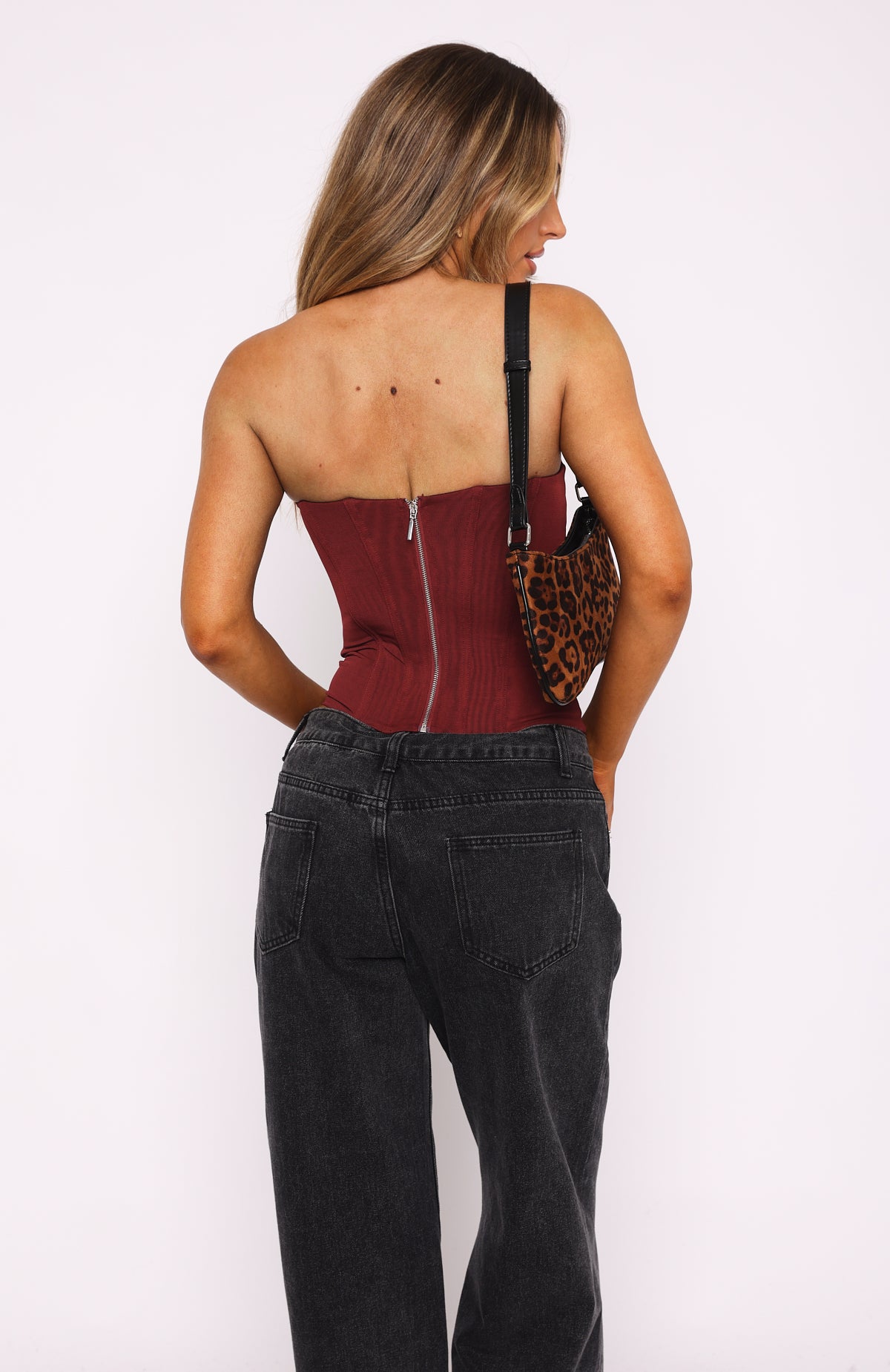 Ultimate Party Ready Bustier Wine Top