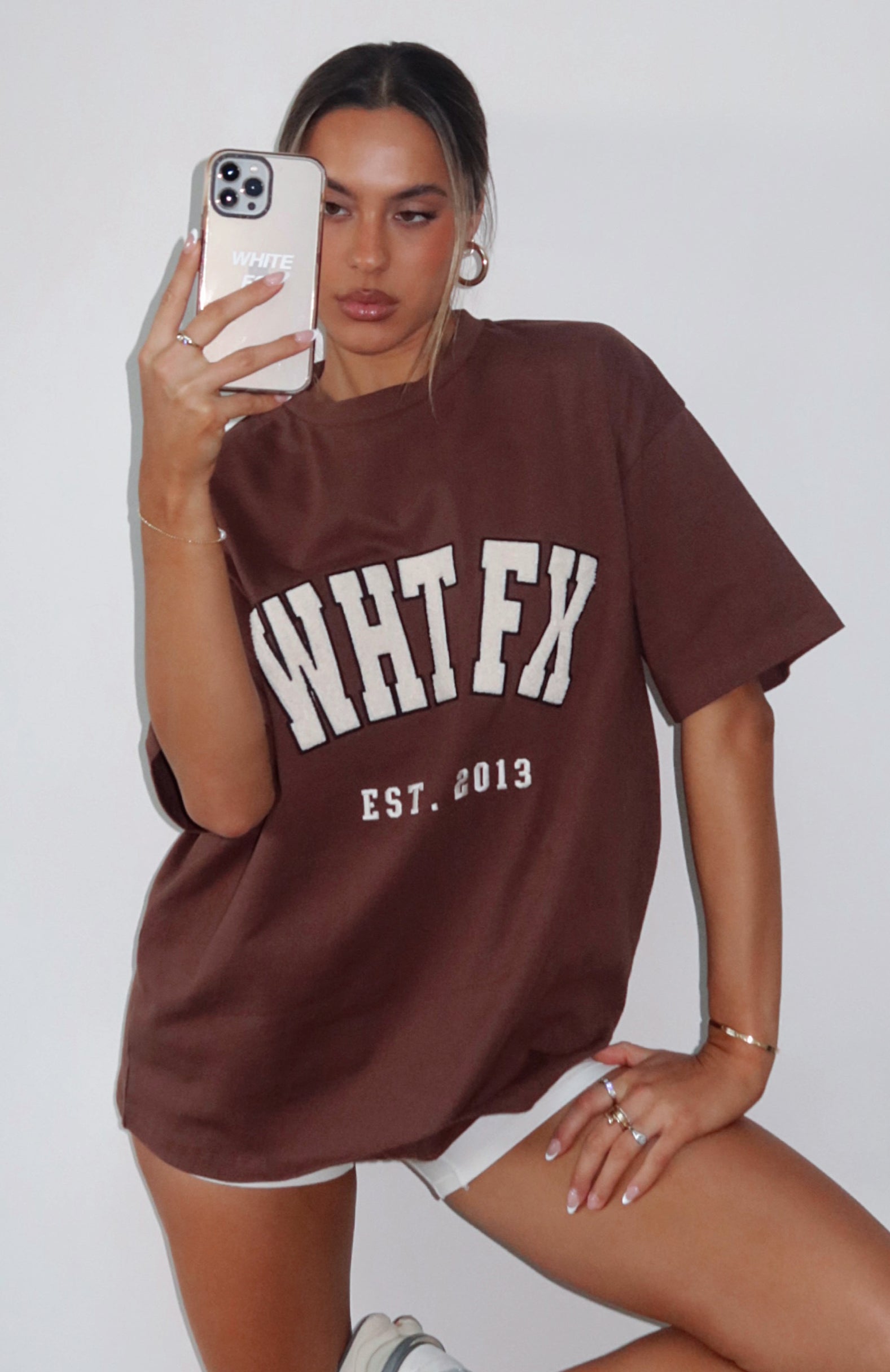 Premium Give It Away Oversized Tee - Ultimate Comfort in Espresso