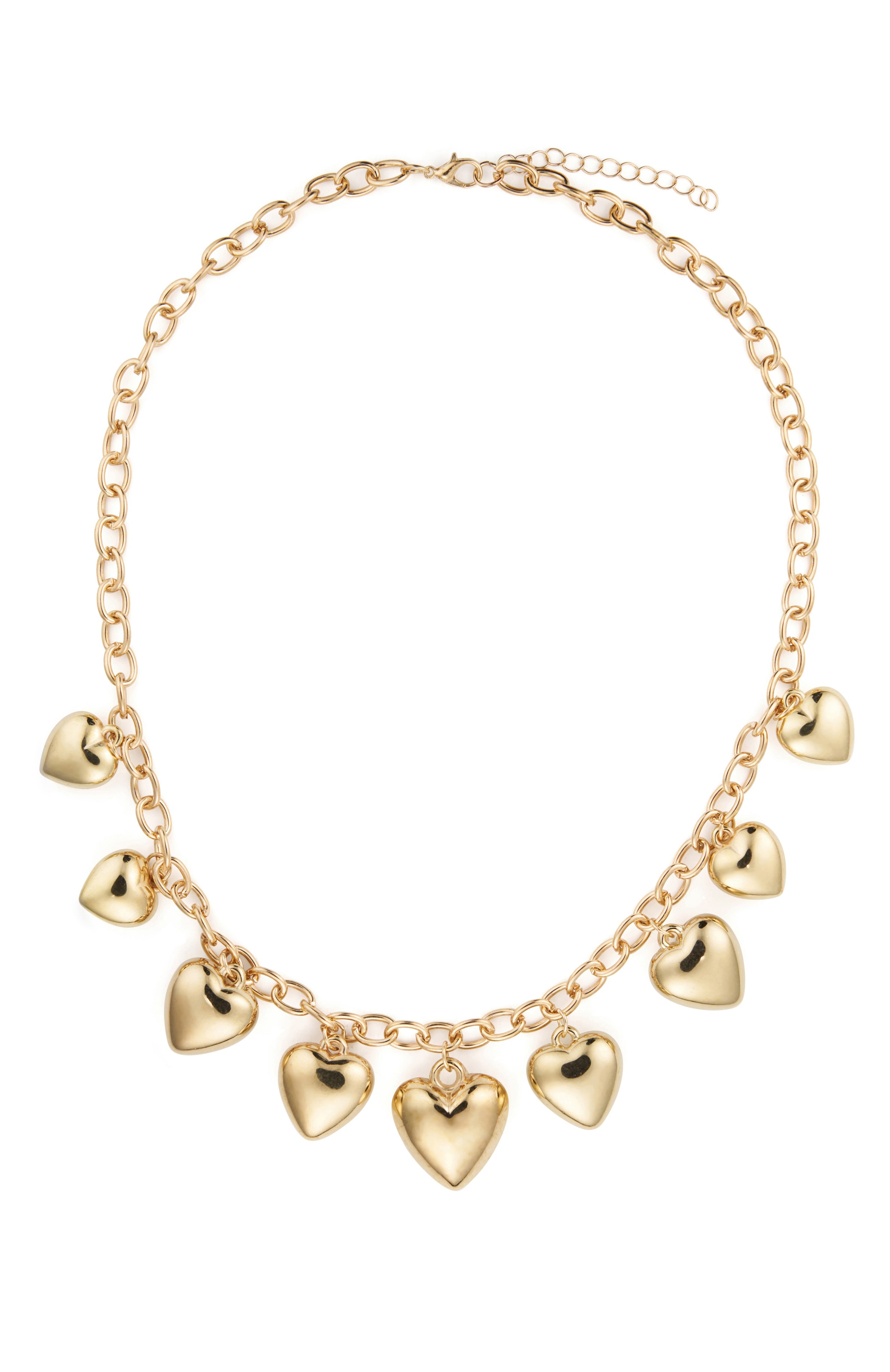 Premium Levina Gold Heart Necklace