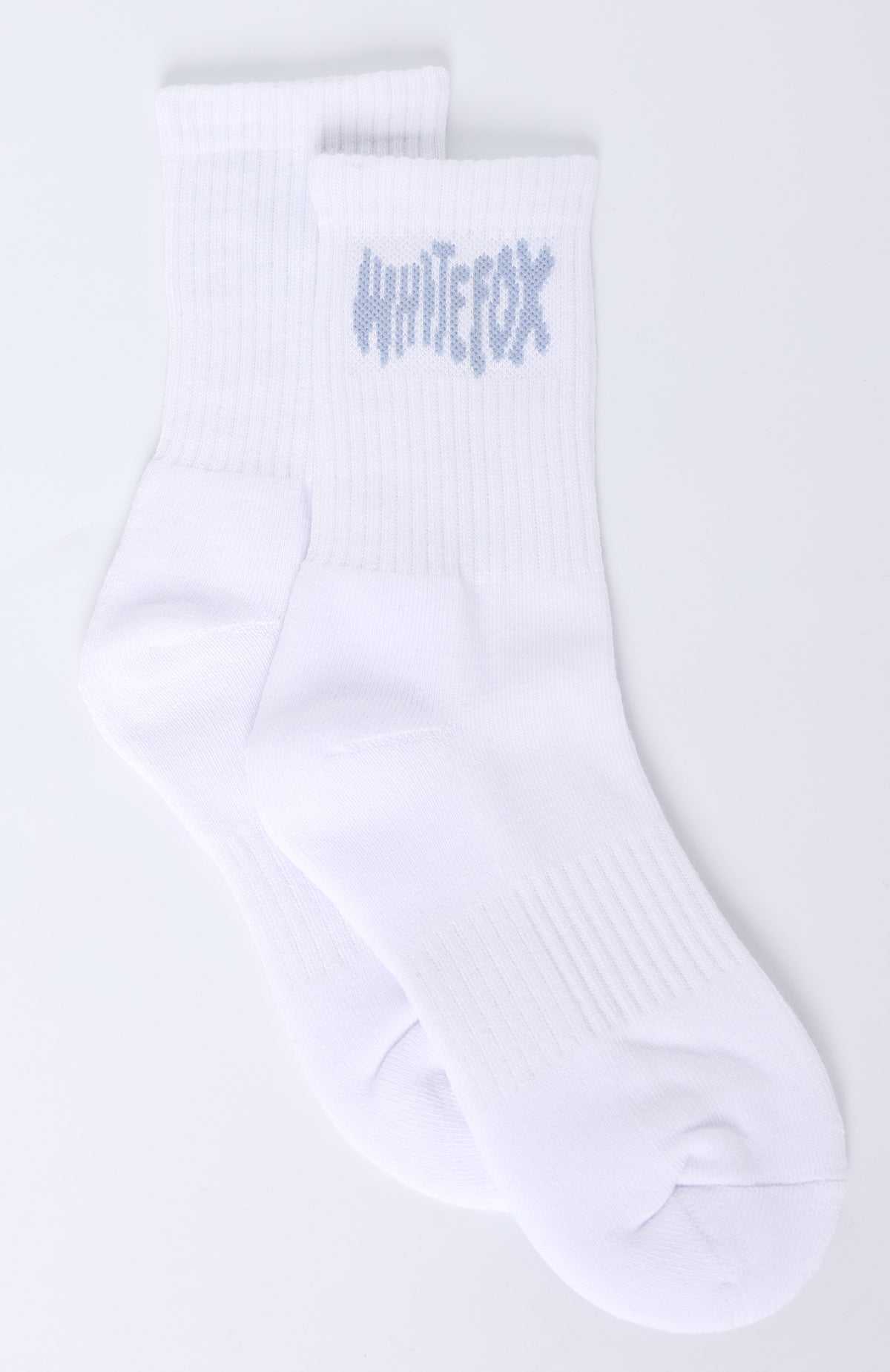 Premium Archive 6.0 Crew Socks - White/Blue | Ultimate Comfort