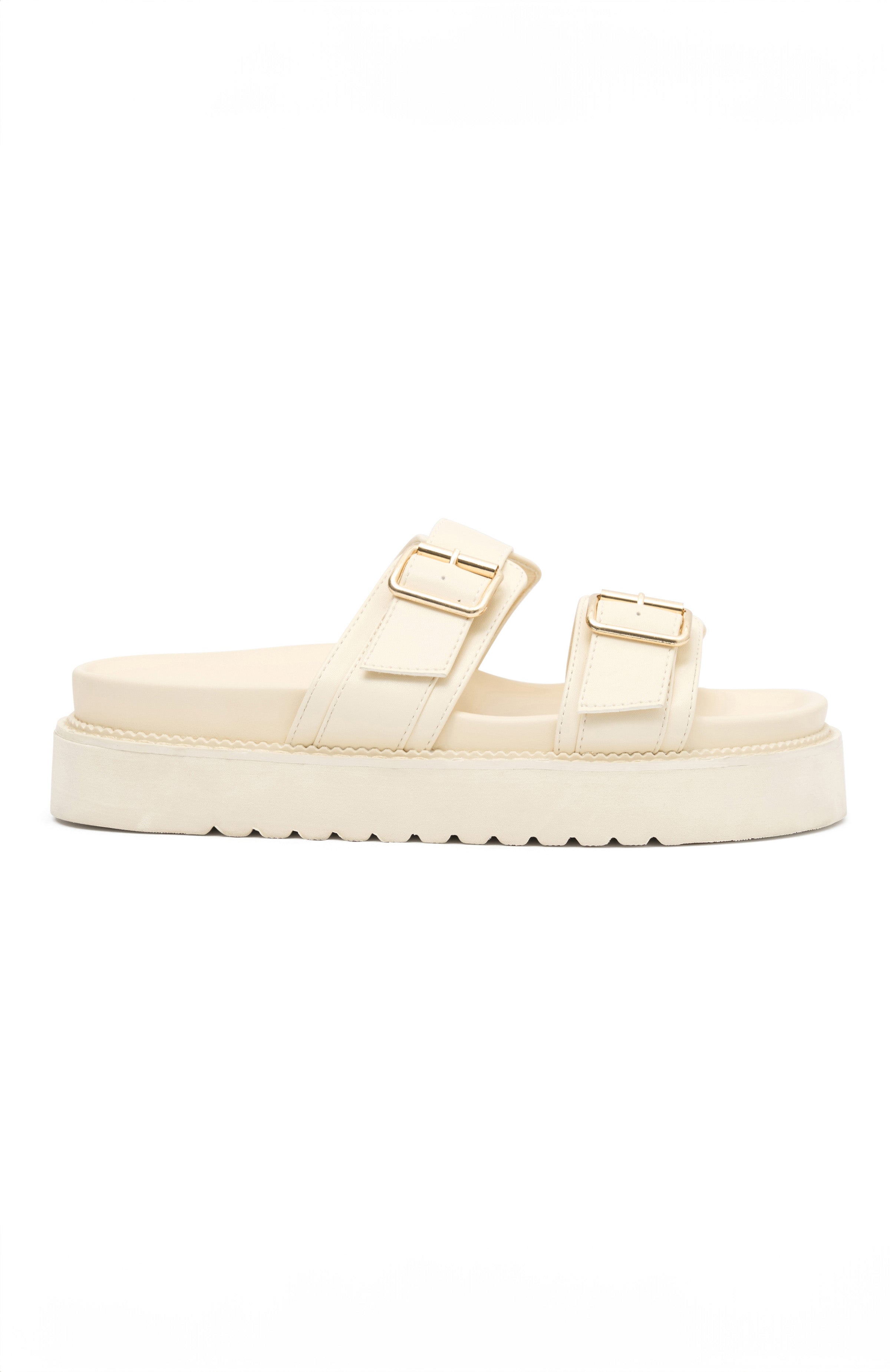 Premium Mila Slides Ivory - Ultimate Summer Comfort