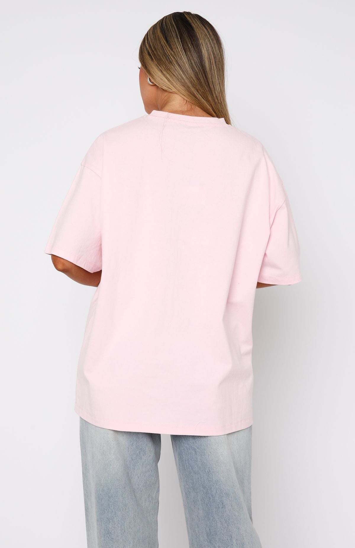 Premium Power Of Possibility Oversized Tee - Baby Pink