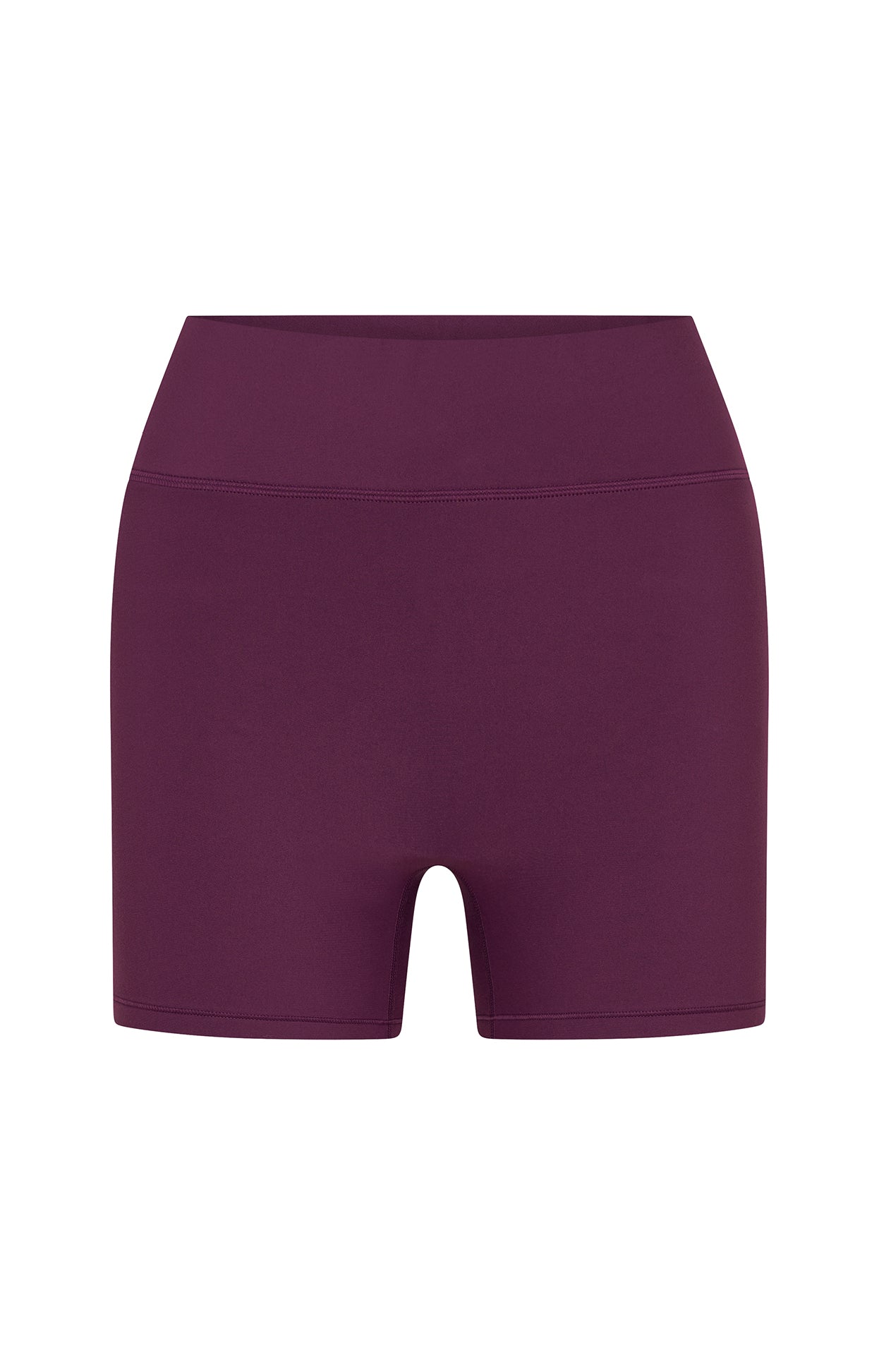 Ultimate Keep Up High Waisted Gym Shorts in Plum