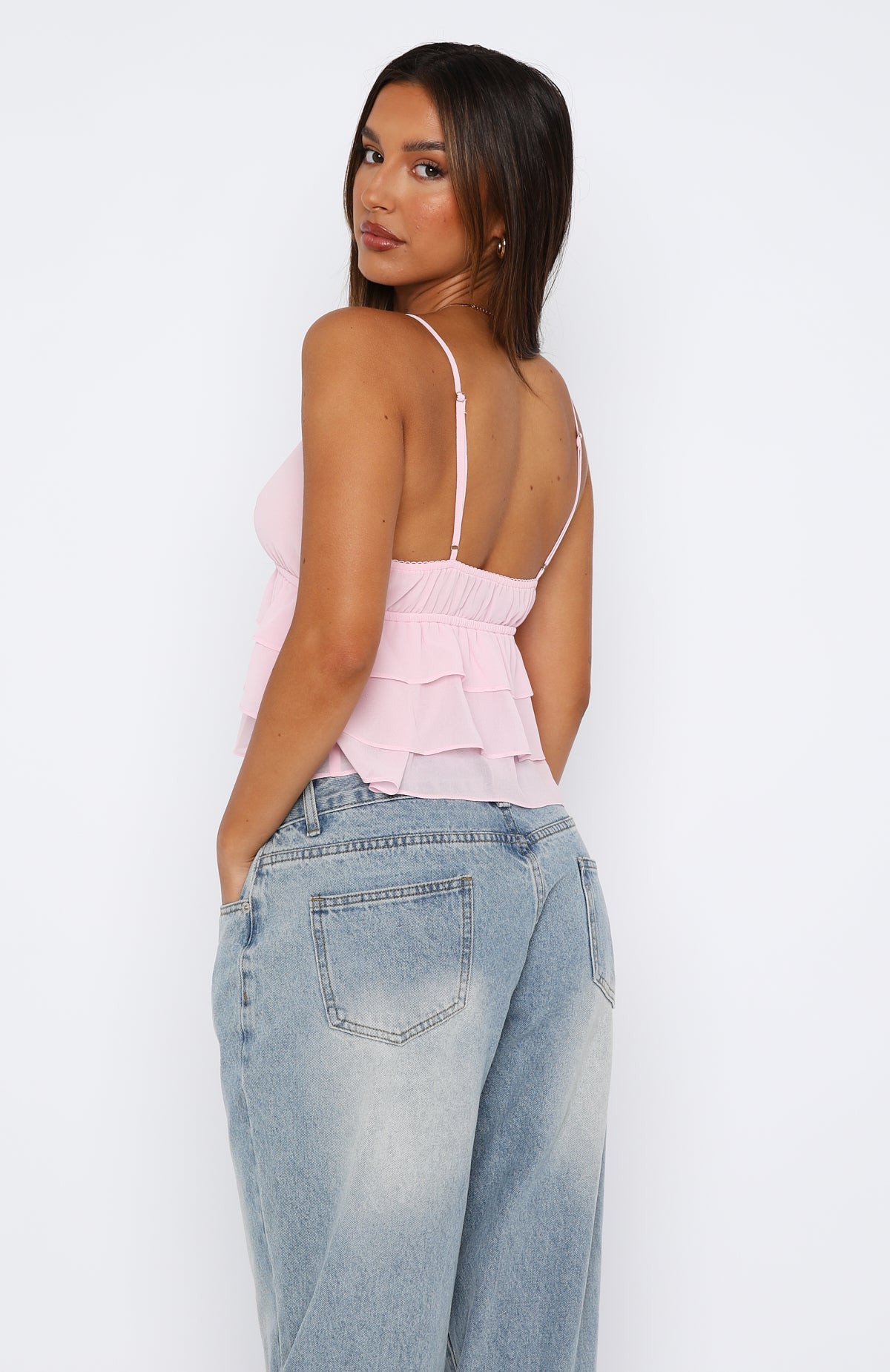 Premium Chase Dreams Top - Baby Pink Summer Essential