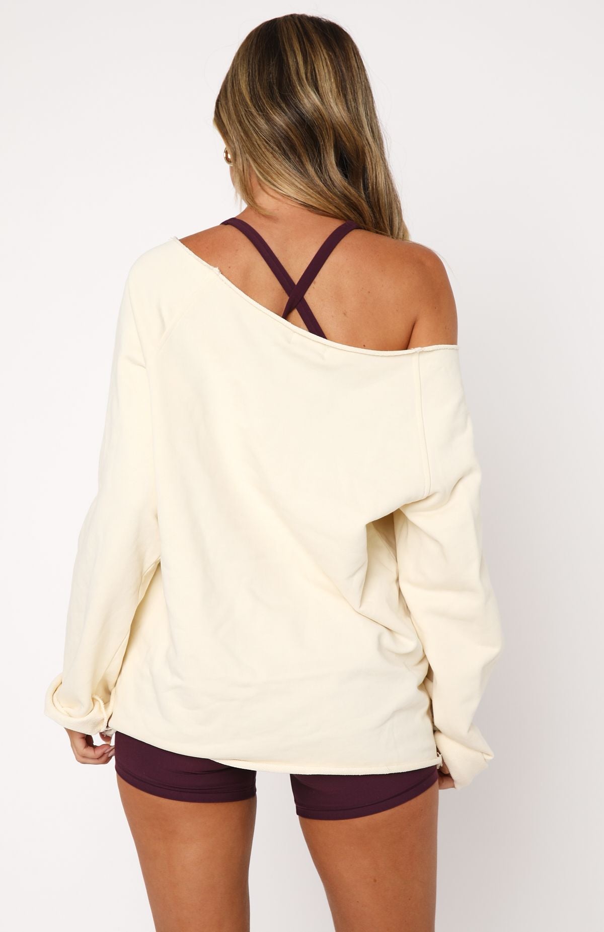 Premium Call It Love Sweater Cream - Ultimate Athleisure Essential