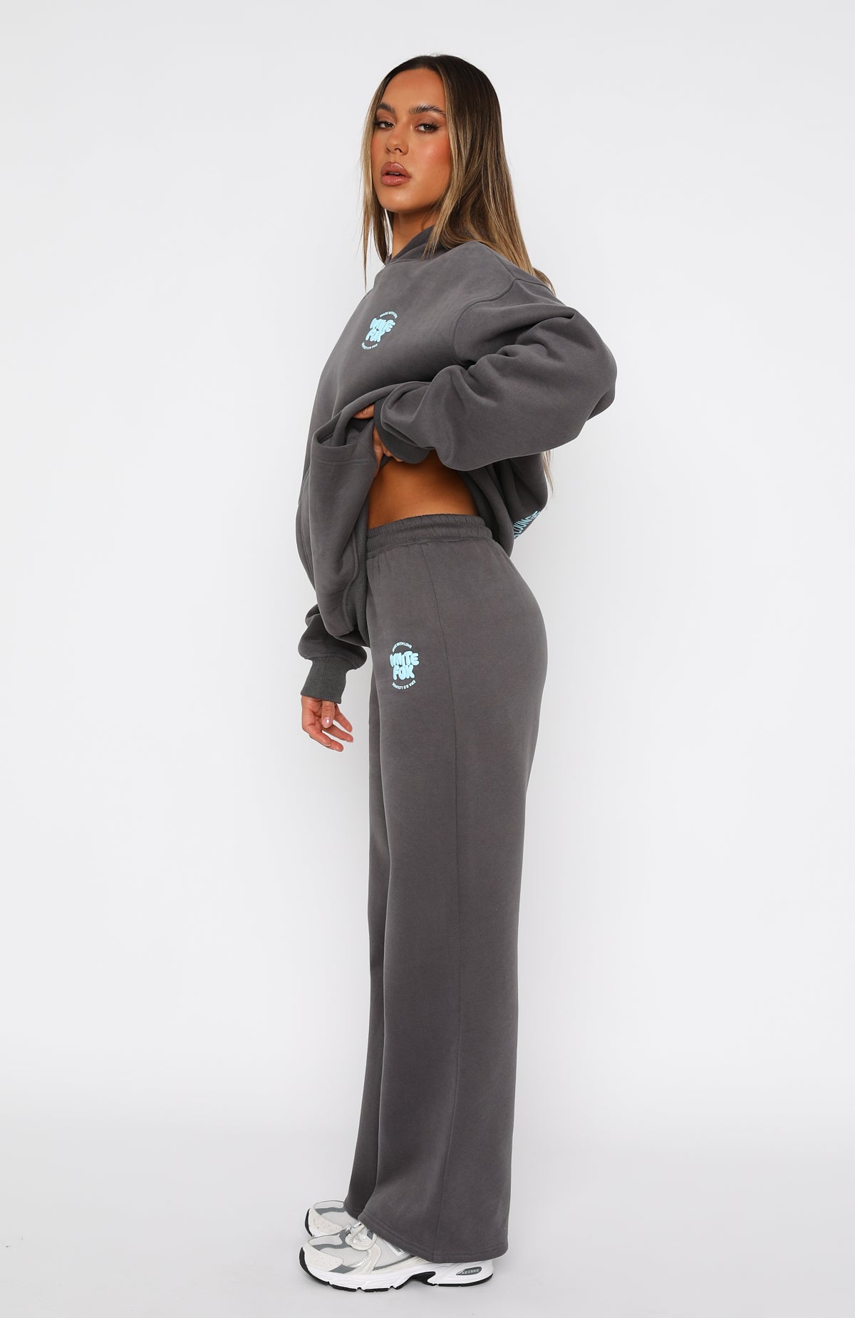 Premium With Love For You Wide Leg Sweatpants - Volcanic Edition