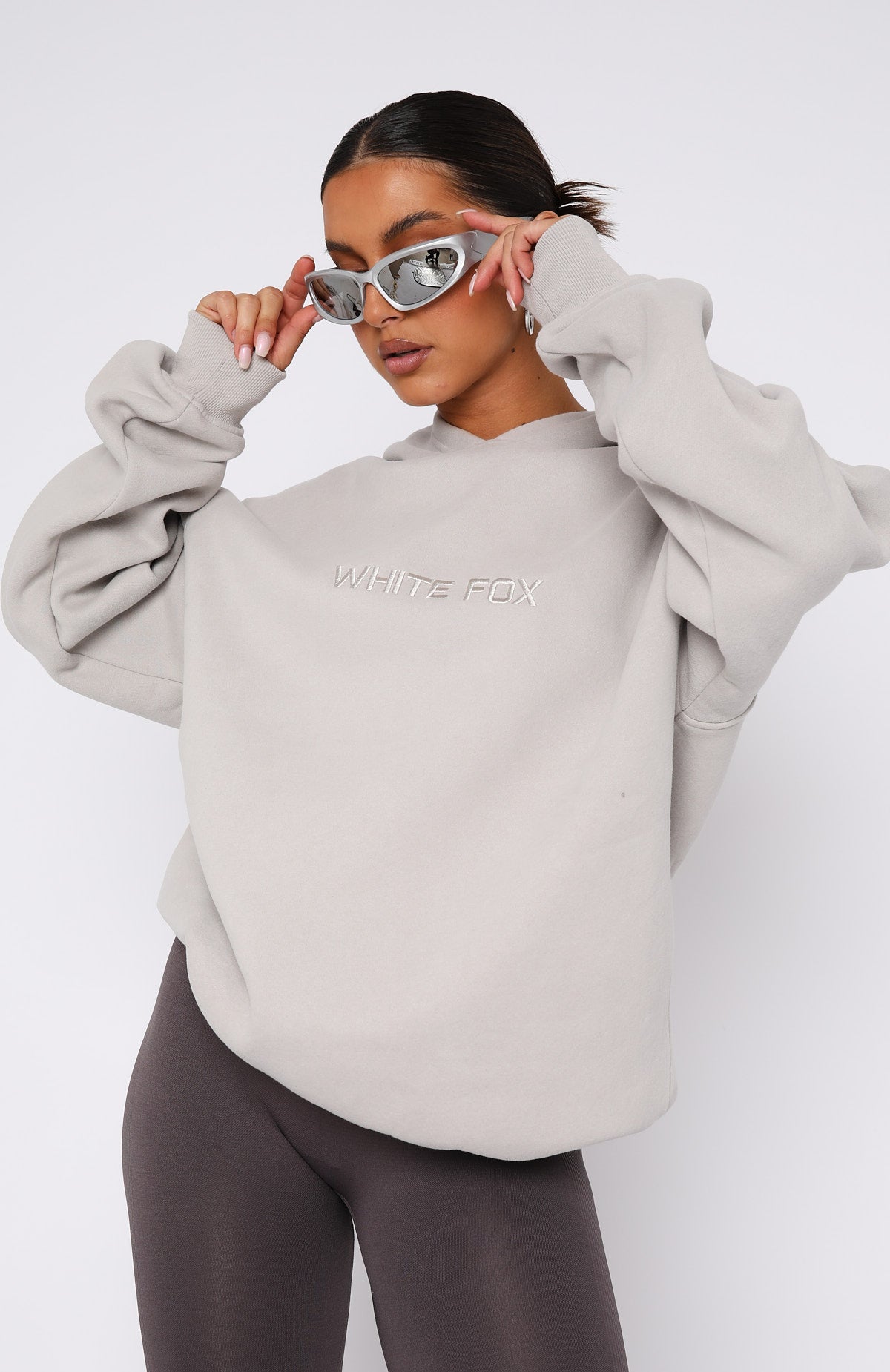 Premium Stay Lifted Oversized Hoodie - Moon