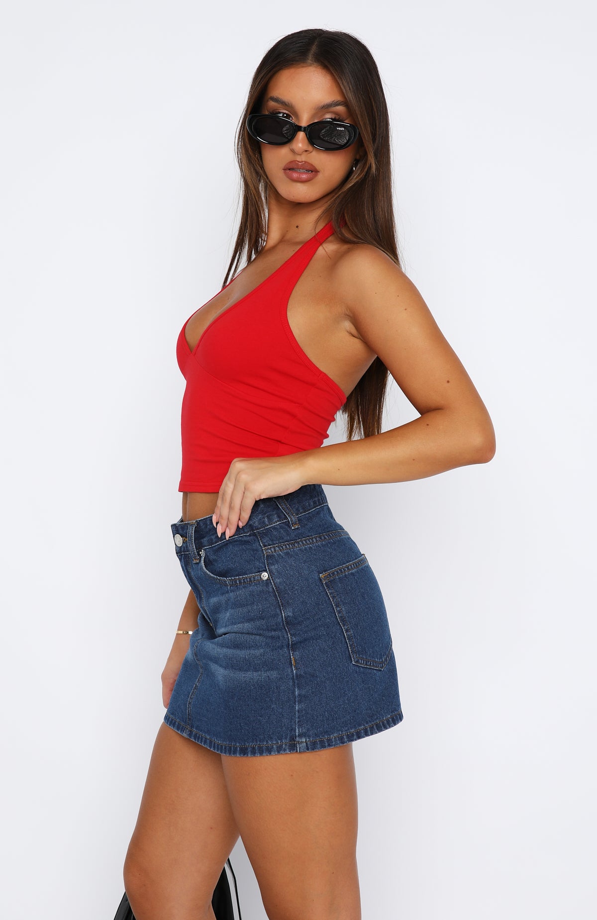 Ultimate Getaway Halter Top - Premium Red