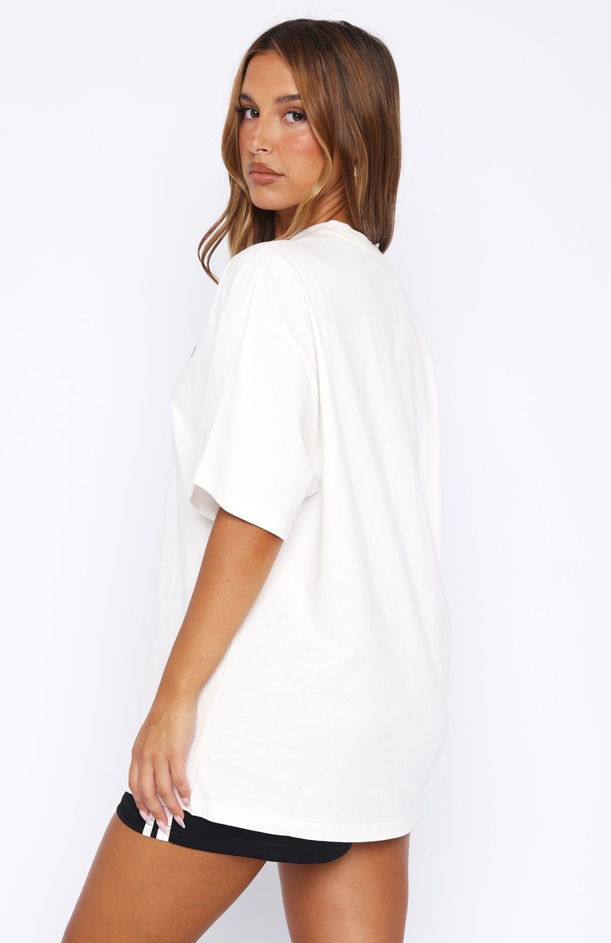 Premium Core Classic Oversized Tee - Ultimate Comfort in White