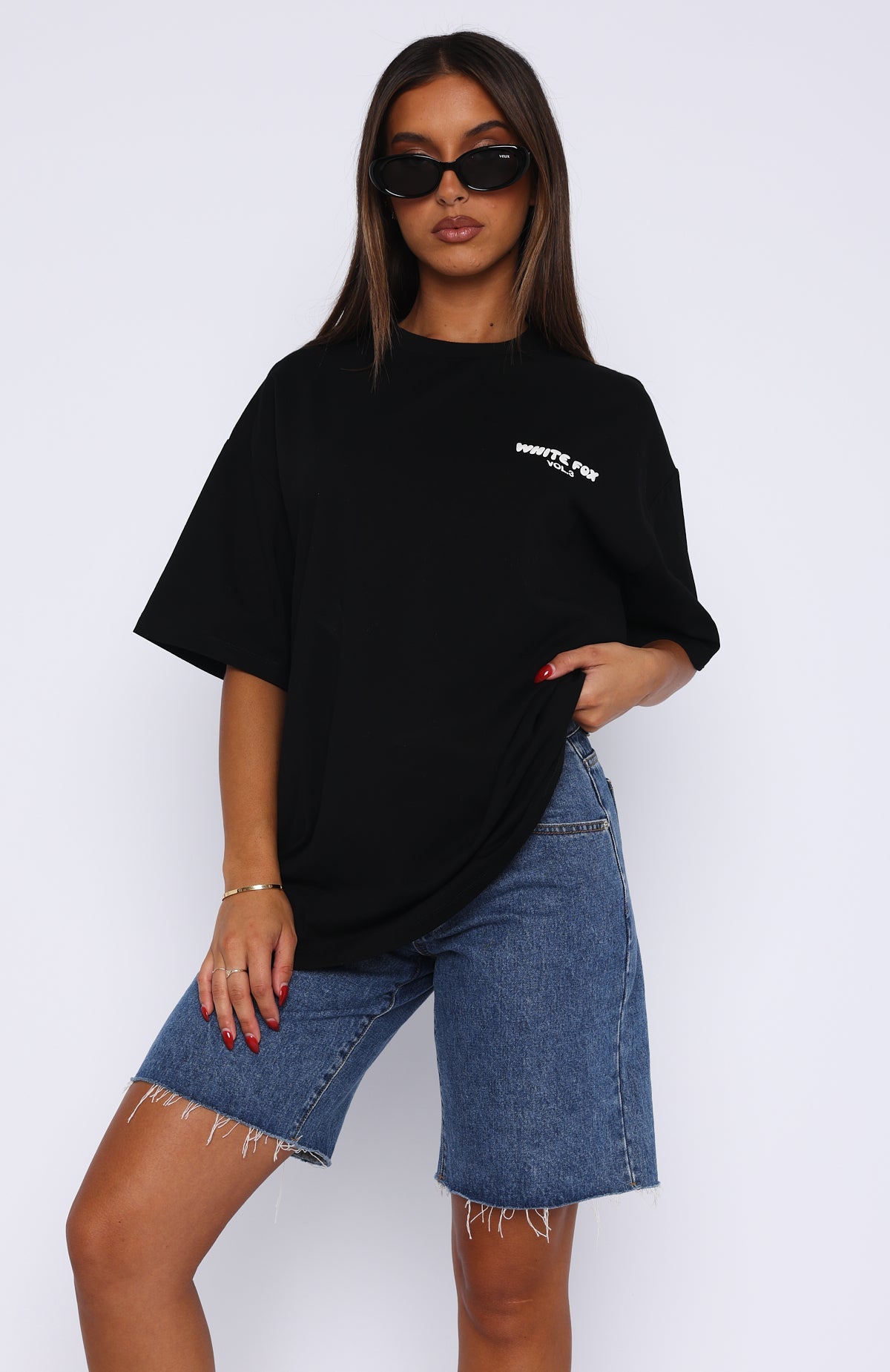 Premium Offstage Graphic Oversized Tee - Ultimate Comfort Black