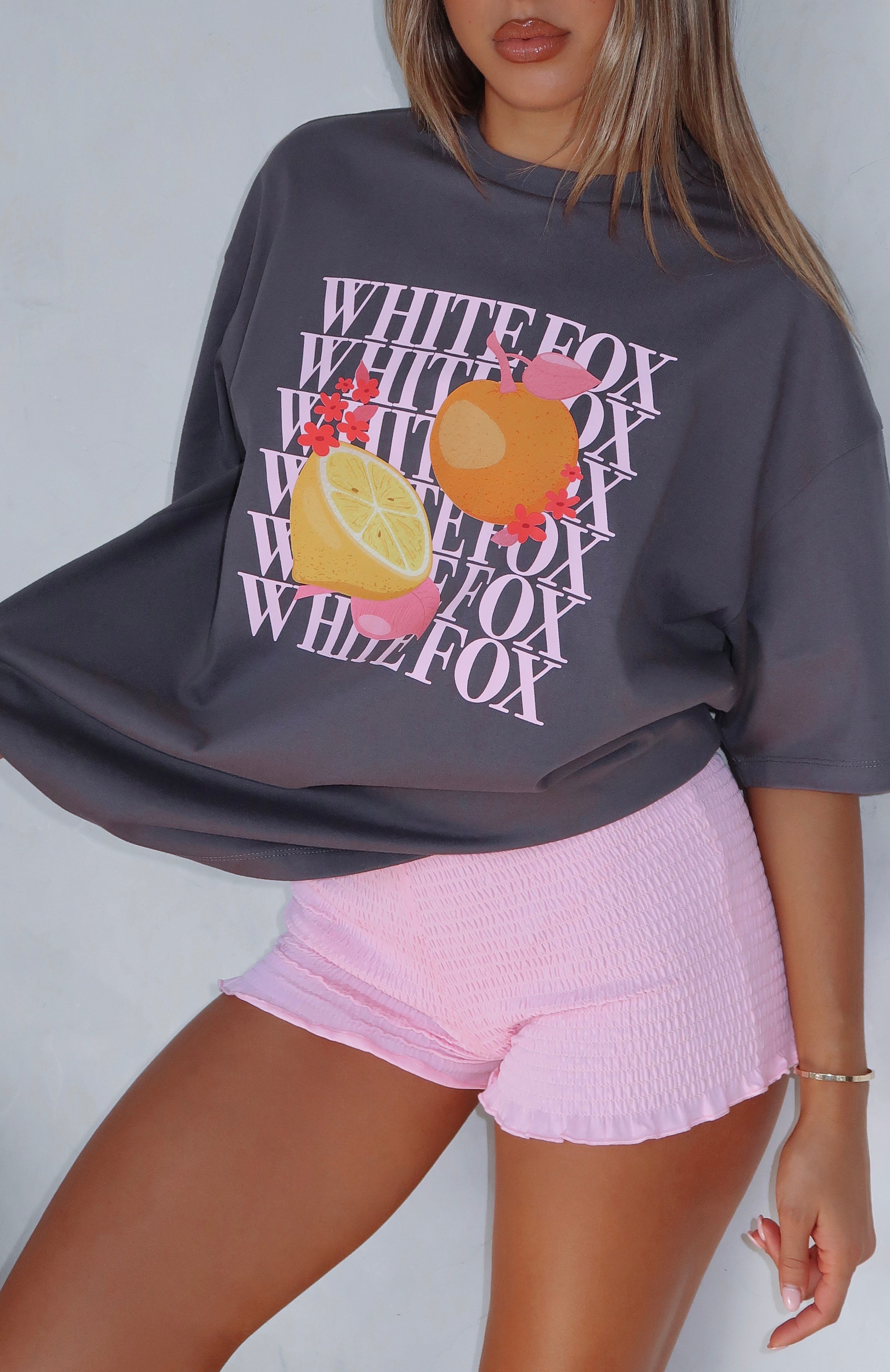 Premium Oh So Sweet Oversized Tee - Volcanic Chic