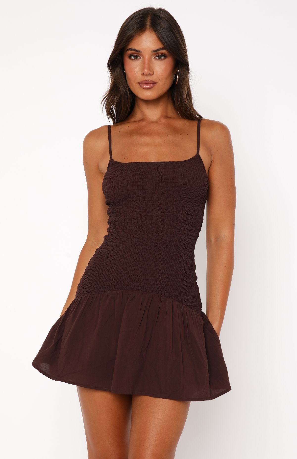 Ultimate Chocolate Mini Dress - Nothing Is Over