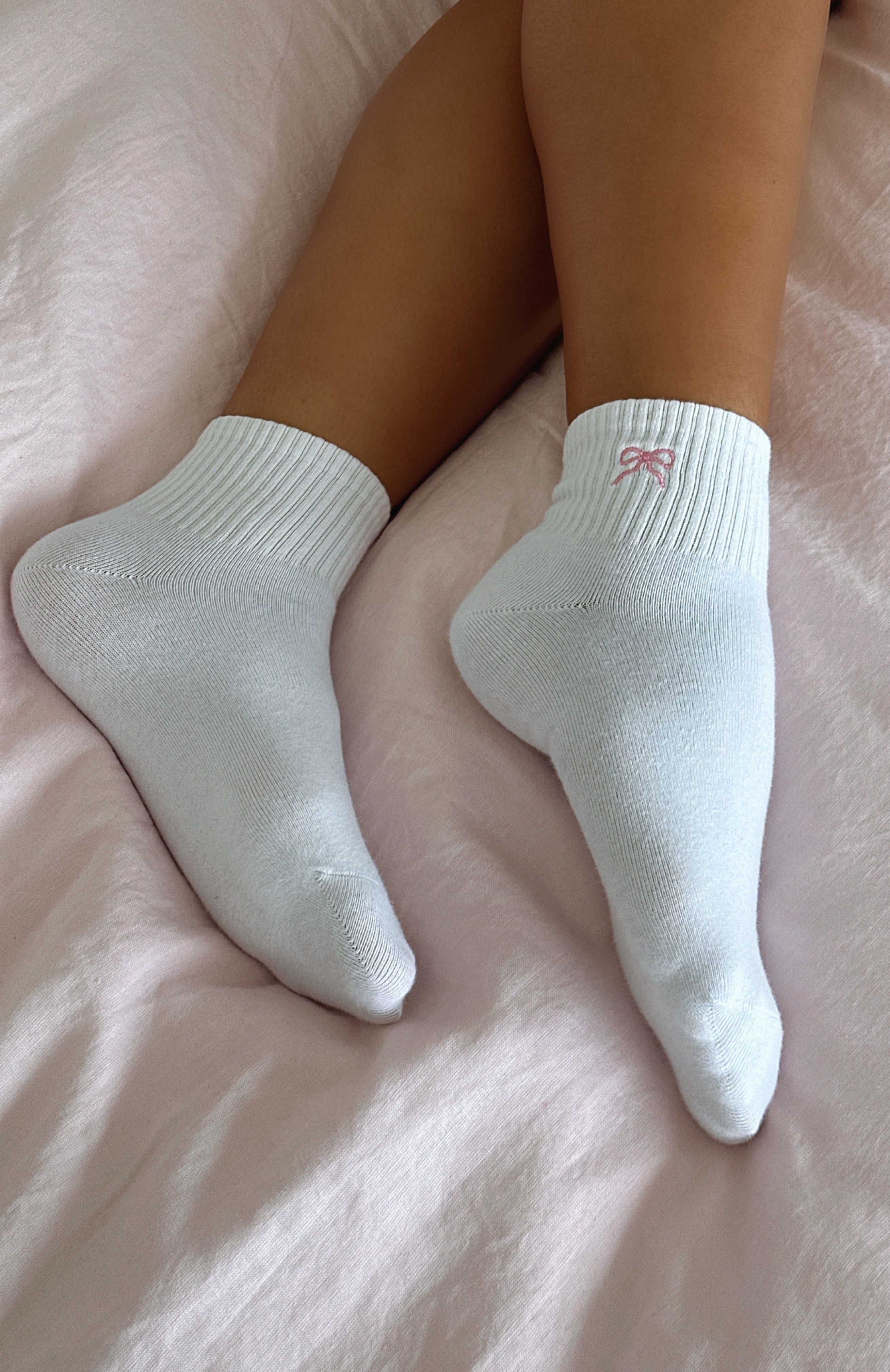 Premium Comfort Stand By Your Side Socks - White