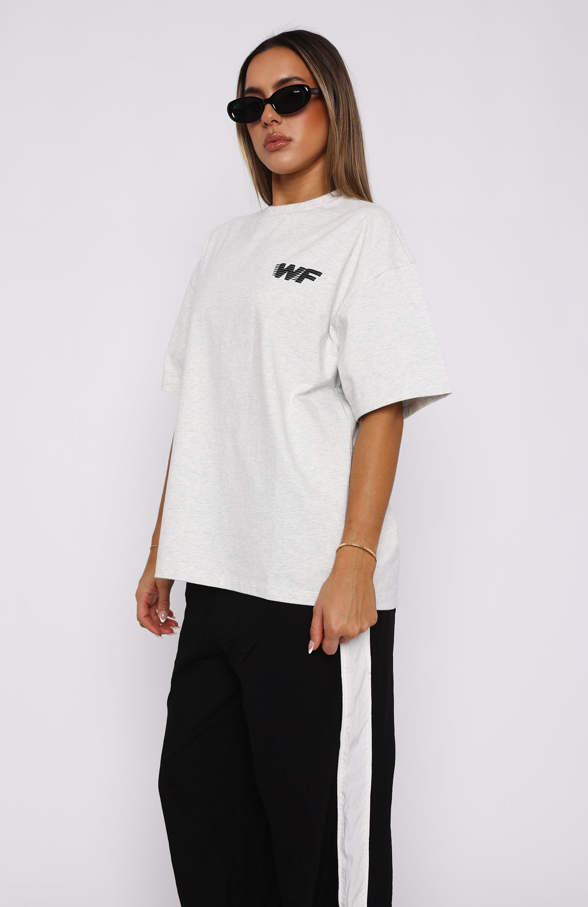 Premium Forgot You Existed Oversized Tee - Grey Marle