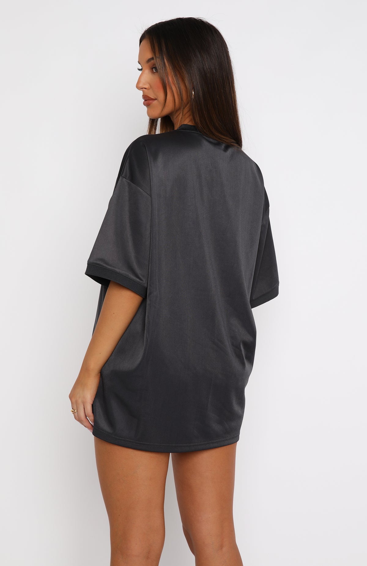 Ultimate Casual Oversized Jersey in Charcoal