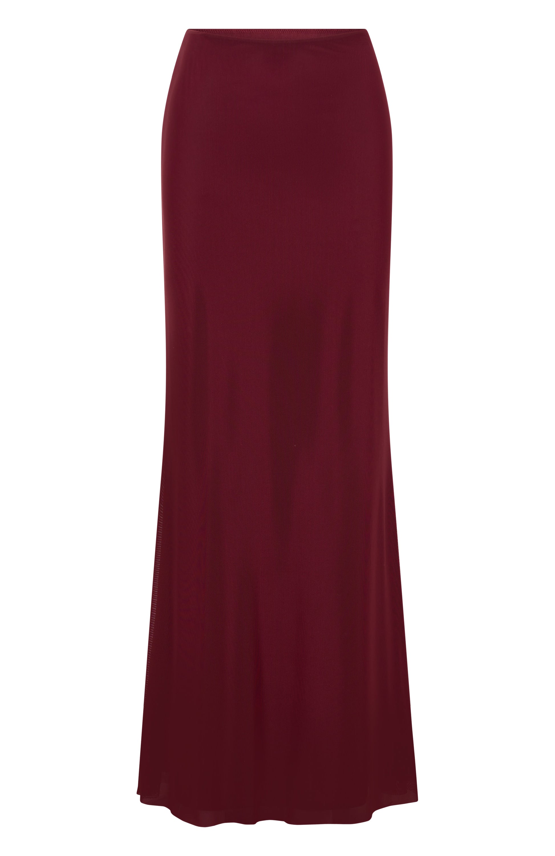 Ultimate Loving You Maxi Skirt in Burgundy - Premium Stretch & Style