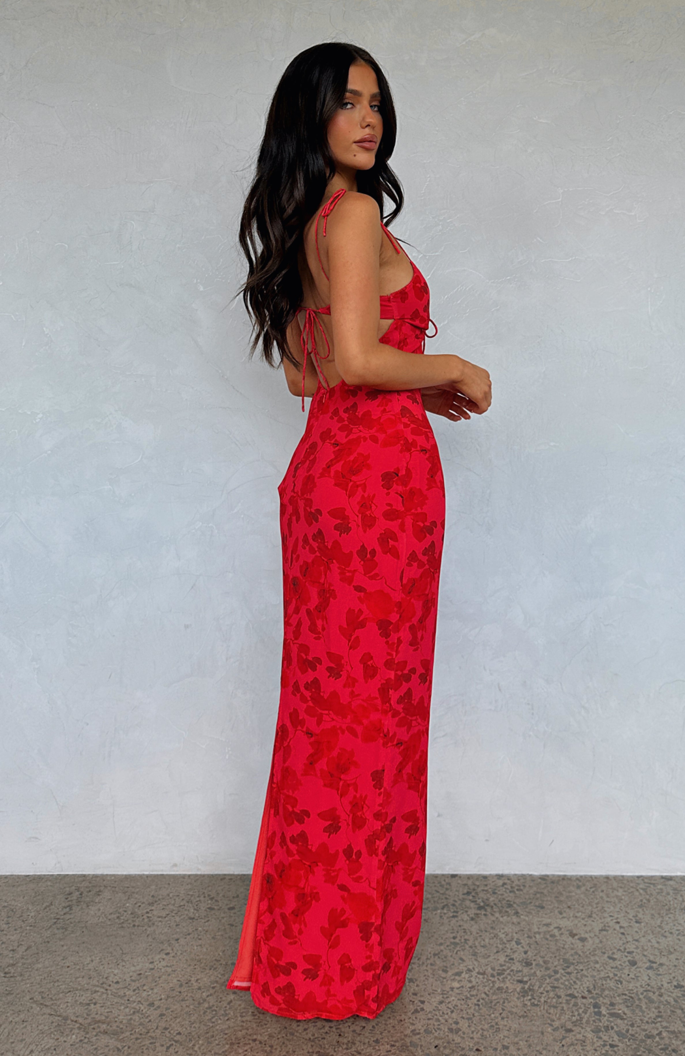 Ultimate Raspberry Maxi Dress - Premium Backless Design