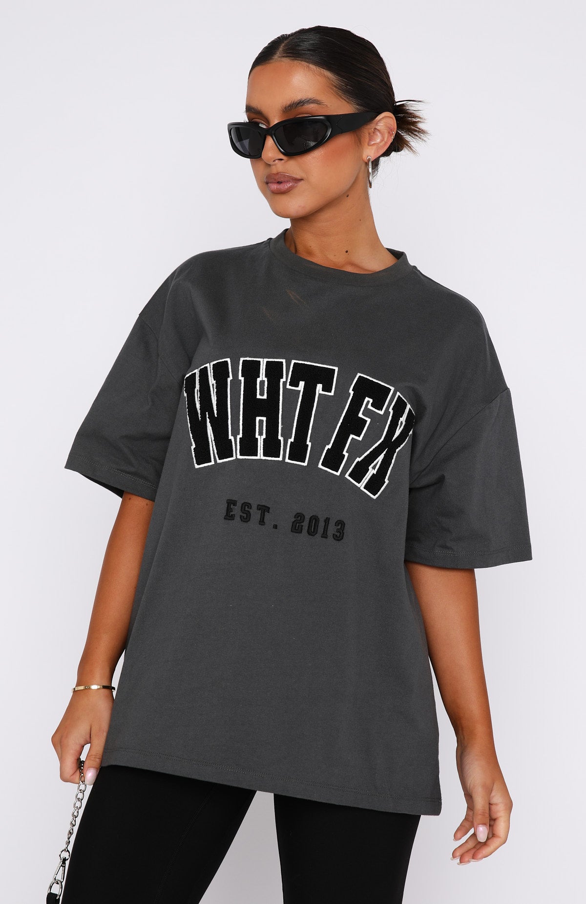 Premium Give It Away Oversized Tee - Charcoal | Ultimate Comfort