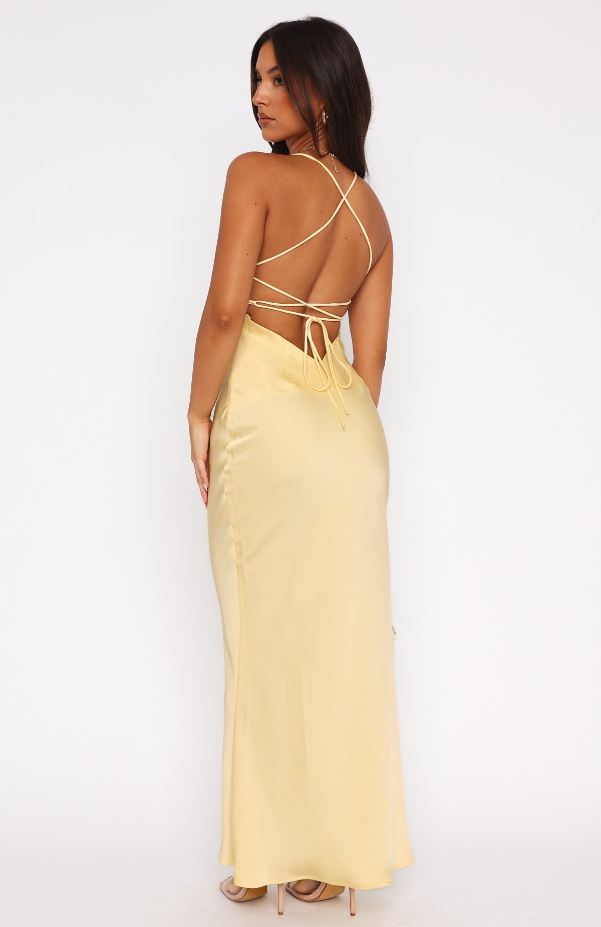 Ultimate Elegance: Lemon Maxi Dress