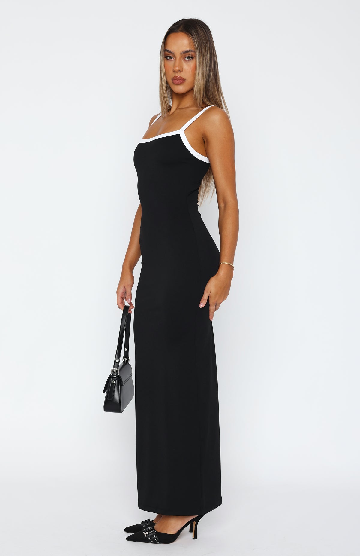 Ultimate Comfort Maxi Dress - Sleek Black