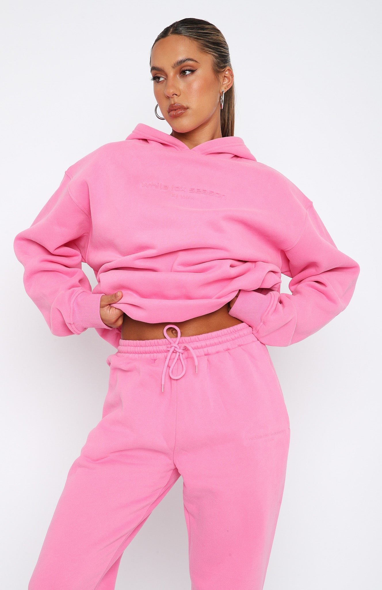Ultimate Comfort Candy Pink Oversized Hoodie