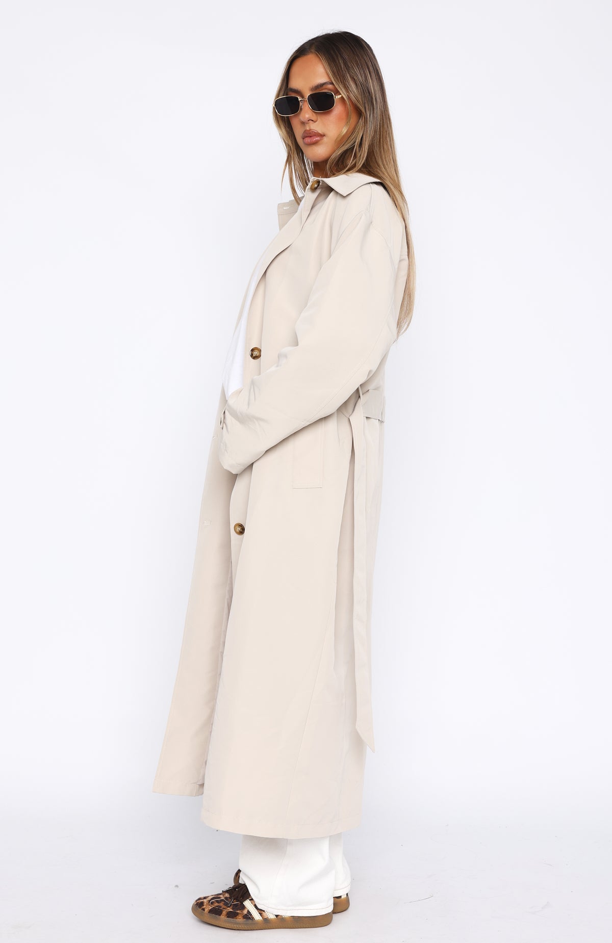 Ultimate Keep A Secret Trench Coat - Premium Dove Edition