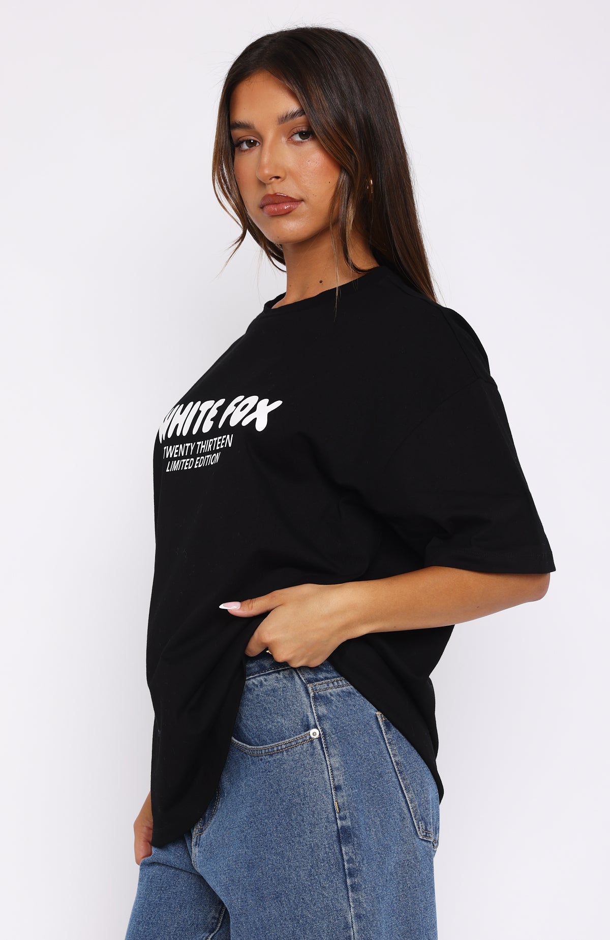 Premium Oversized Tee Black - Ultimate Campus Essential