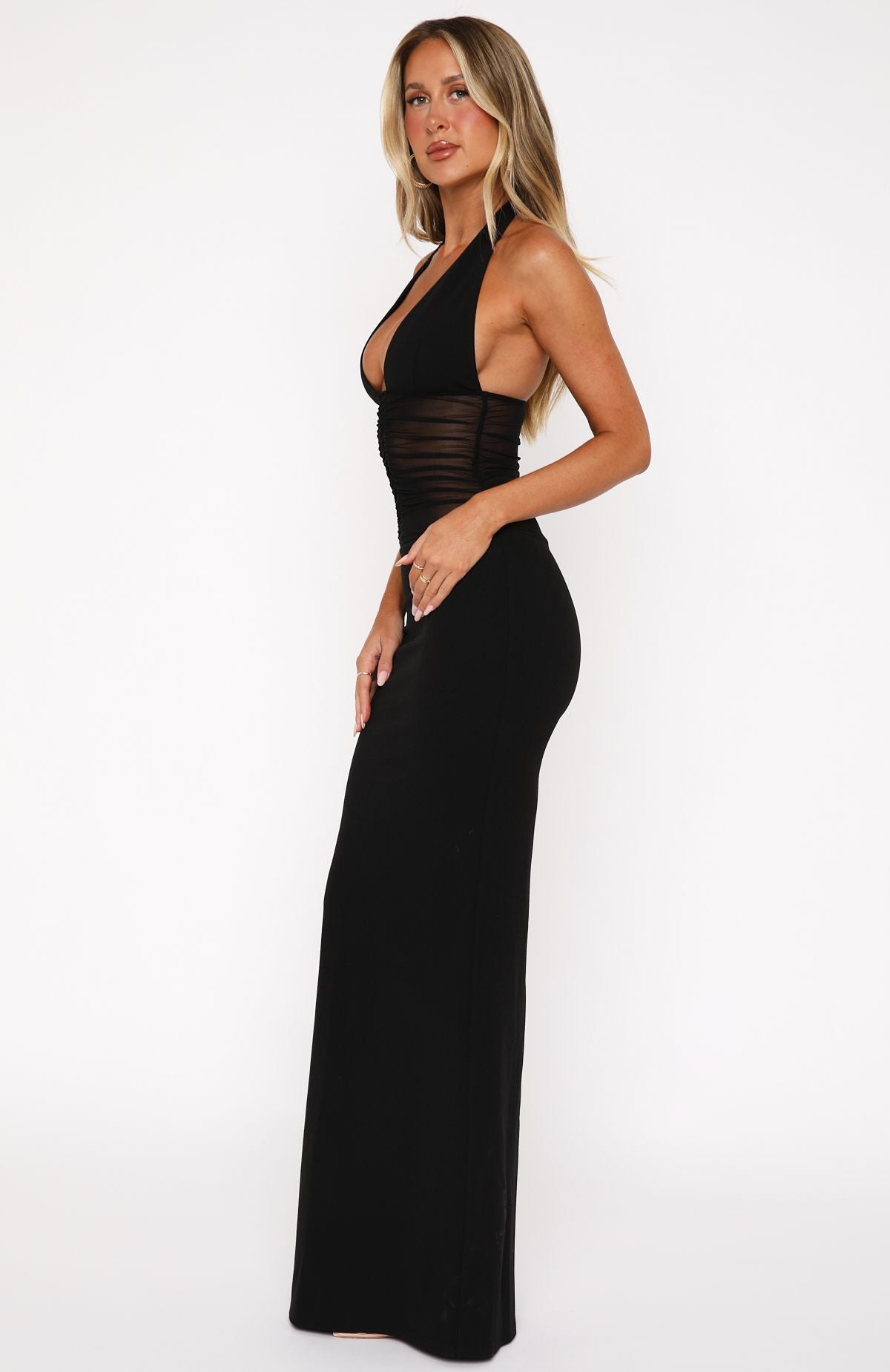 Ultimate All My Love Maxi Dress - Premium Black