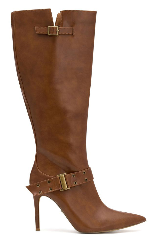 Ultimate Vintage Brown Knee High Boots by Bad Habit