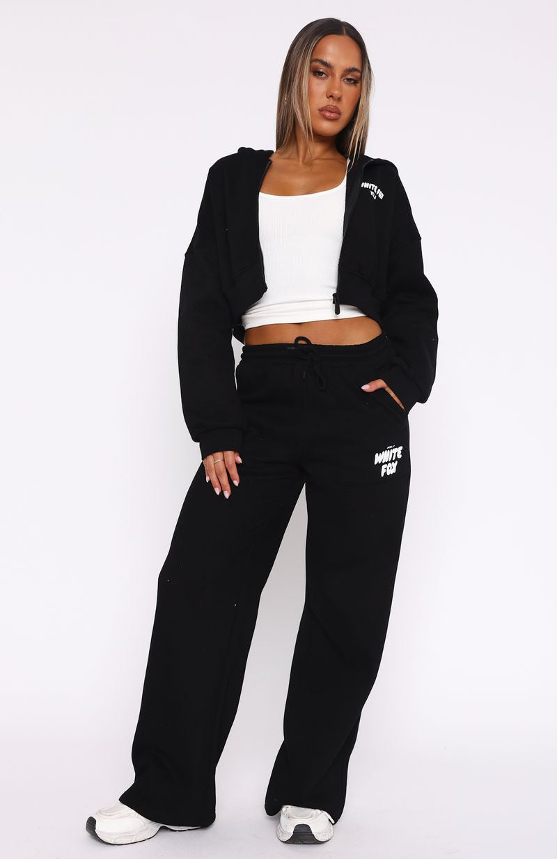 Premium Offstage Wide Leg Sweatpants - Ultimate Comfort Monochrome