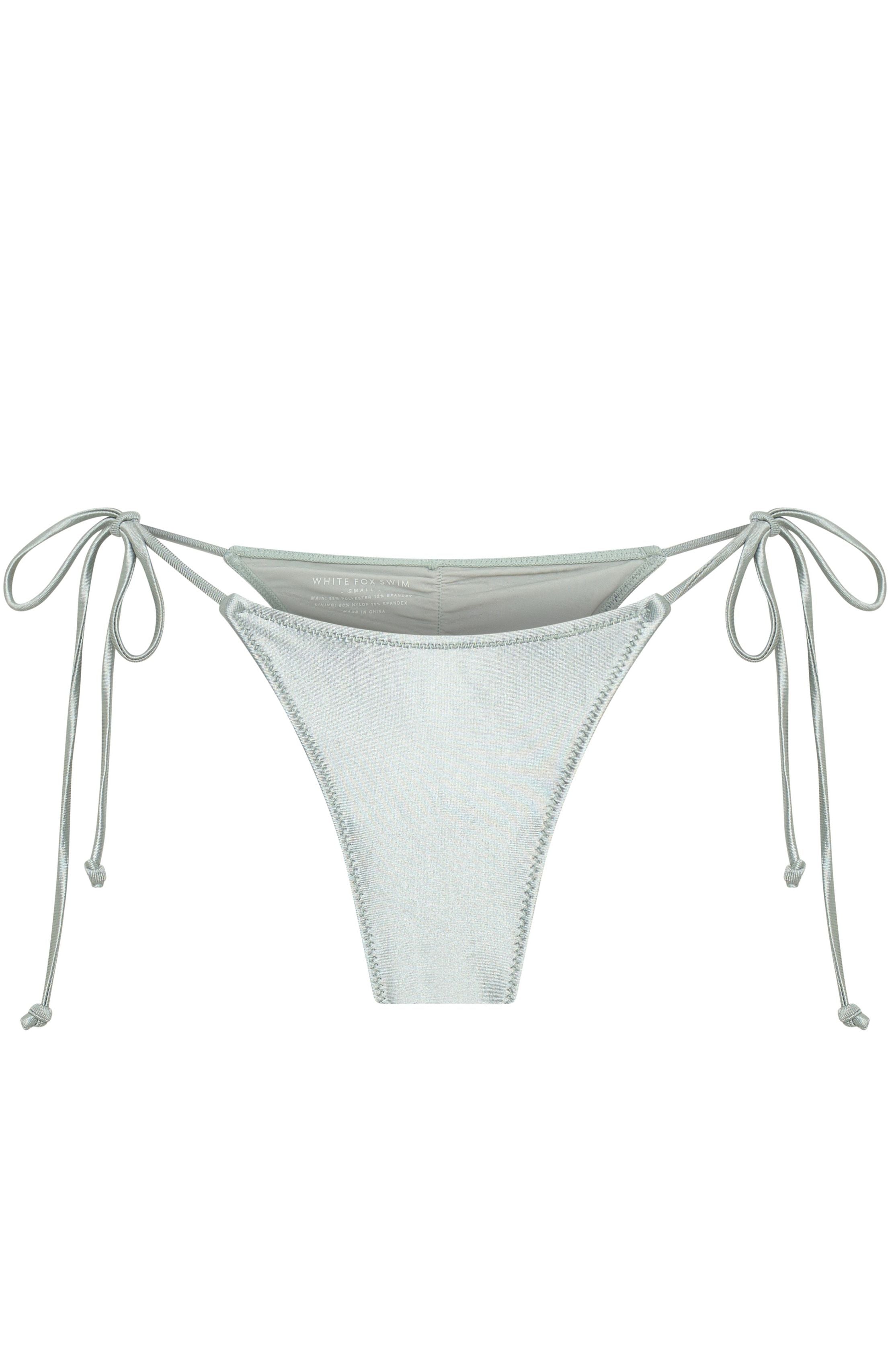 Premium Seafoam Cheeky Bikini Bottoms - Palm Paradise Collection