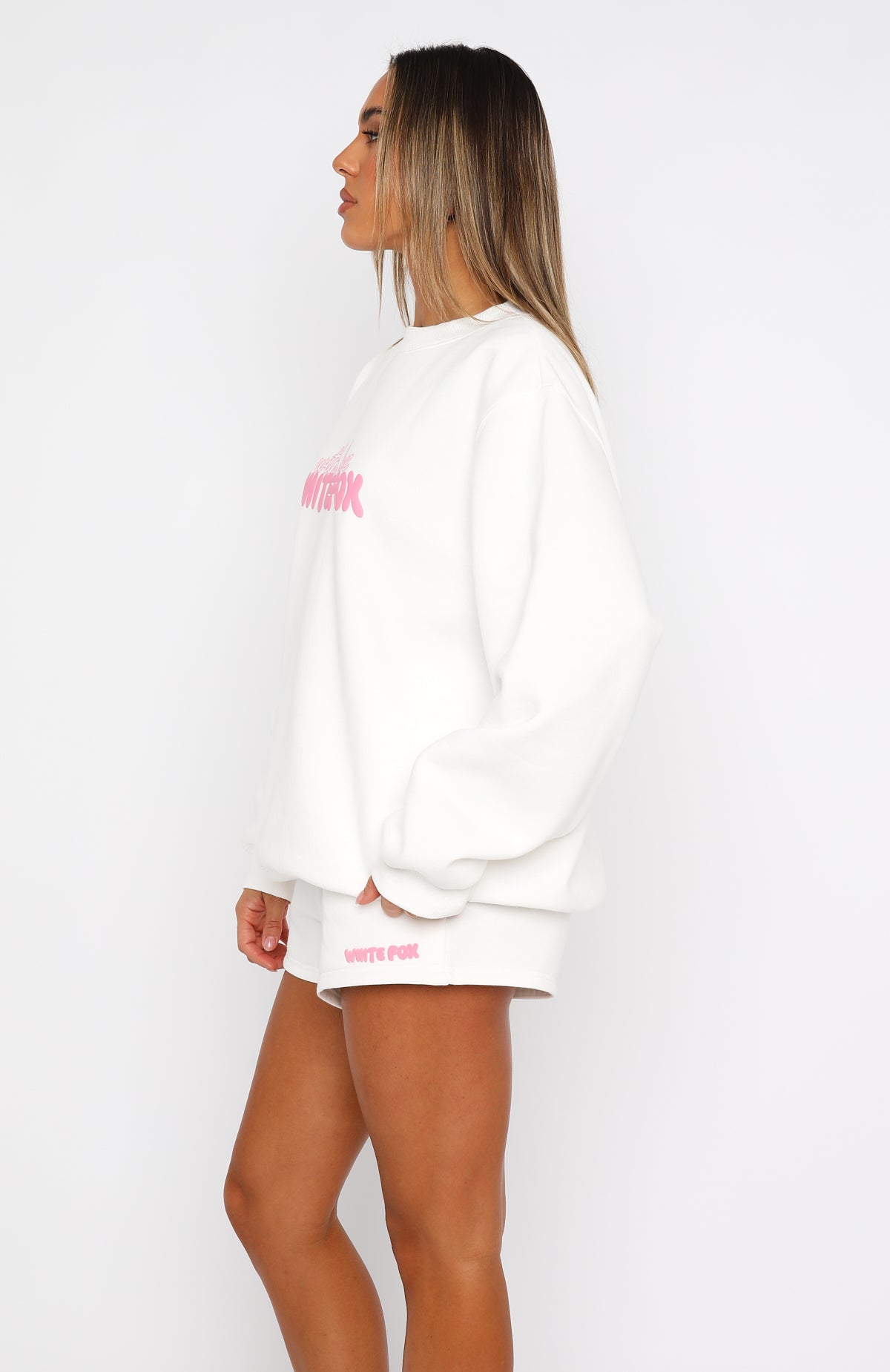 Ultimate Comfort: With Love Forever Oversized Sweater in White